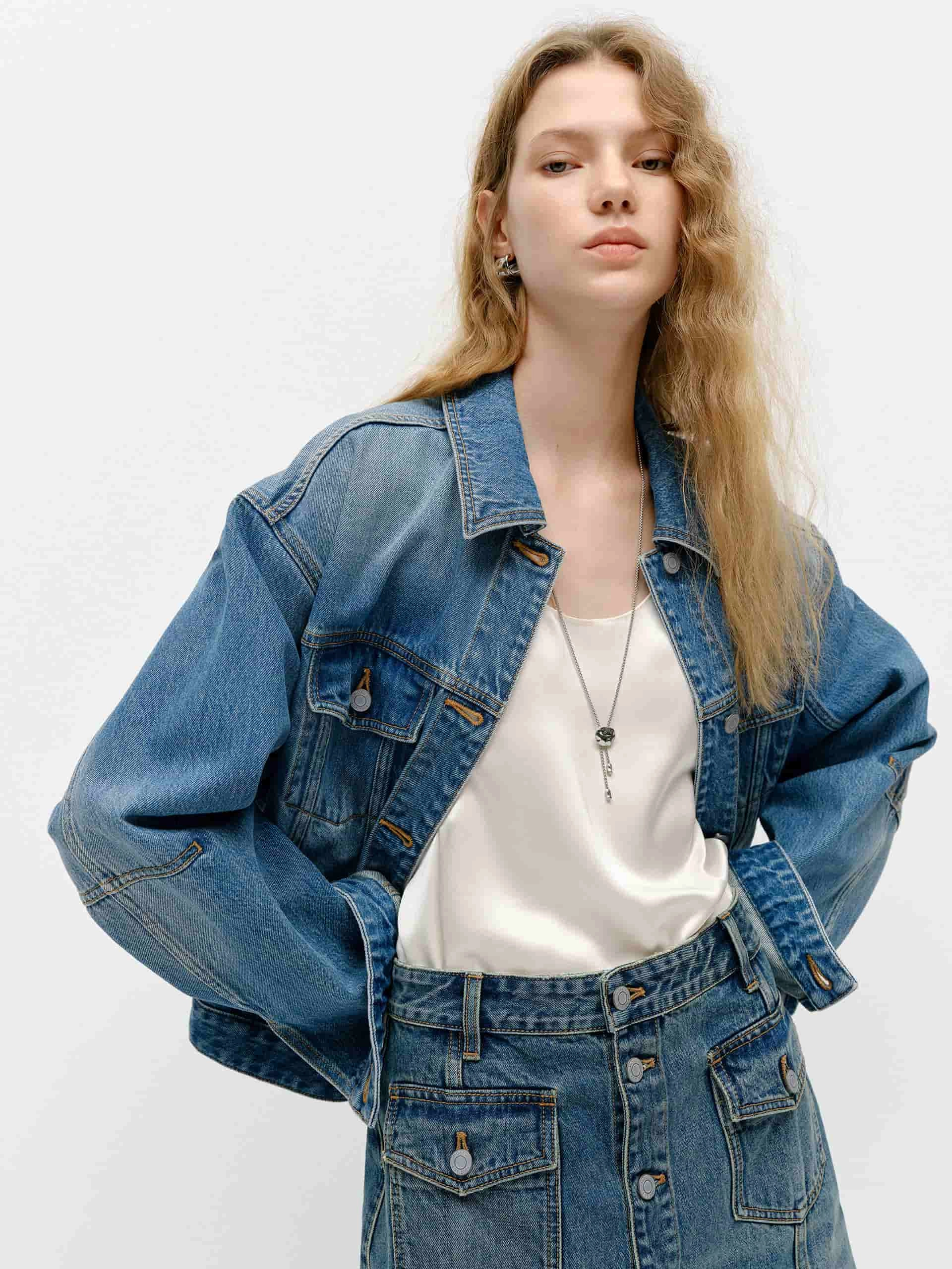 Blue Wash Denim Jacket