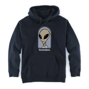 Boarders x Alien Work Shop Believe Hoodie - Navy