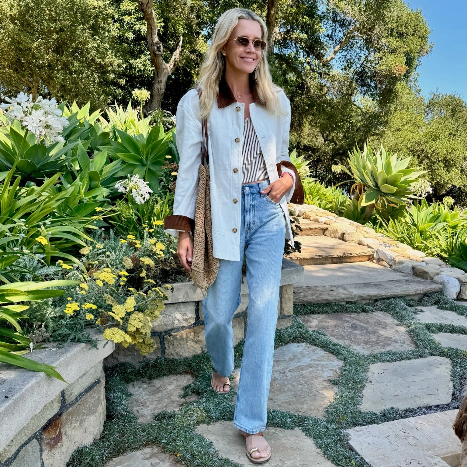 Slimline Fit MASON'S DAUGHTER | the Barn Jacket, White