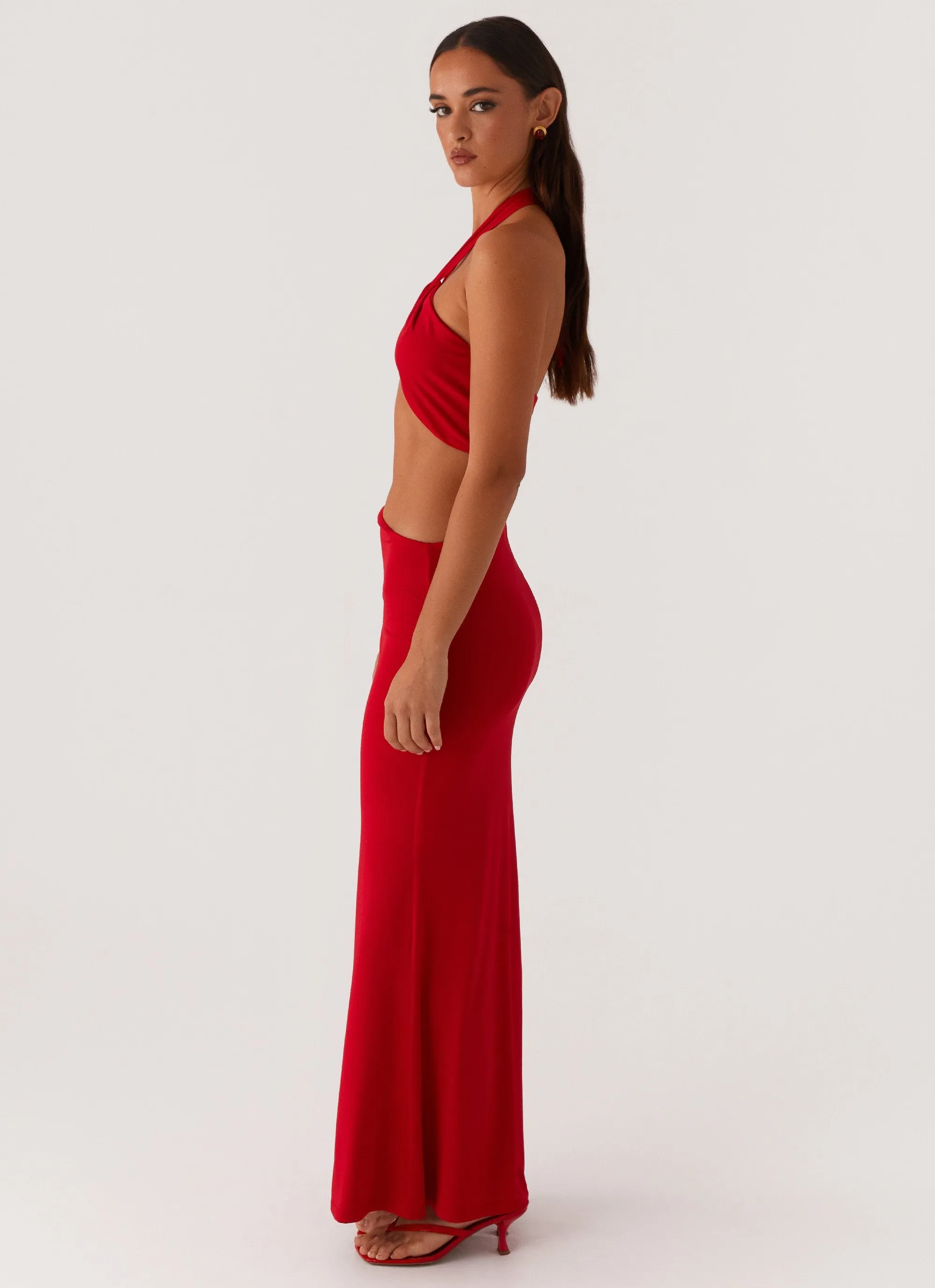 Its Obvious Maxi Dress - Red Weekend Adventure