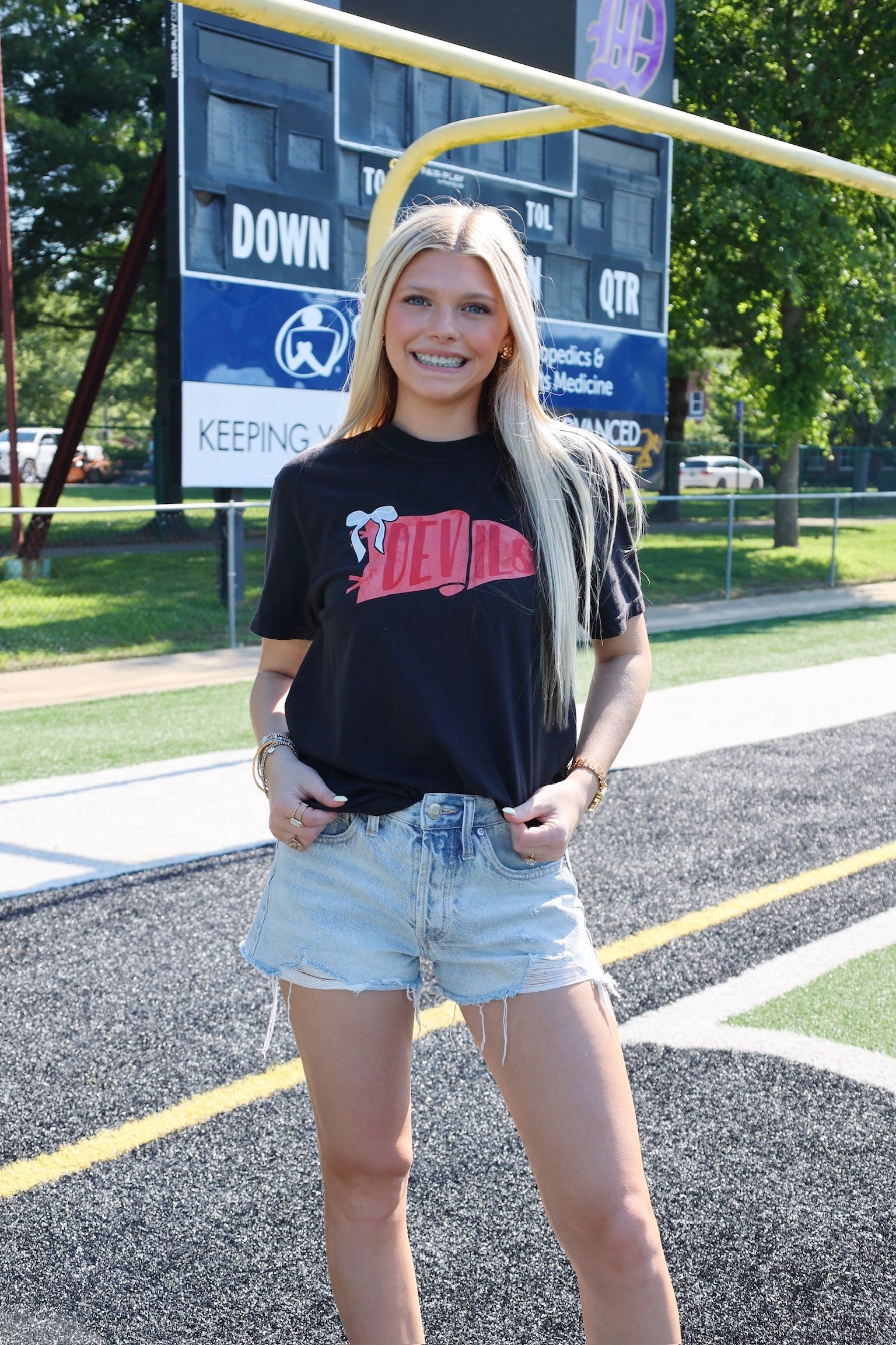 Anti Fade Technology Devils Banner T-Shirt