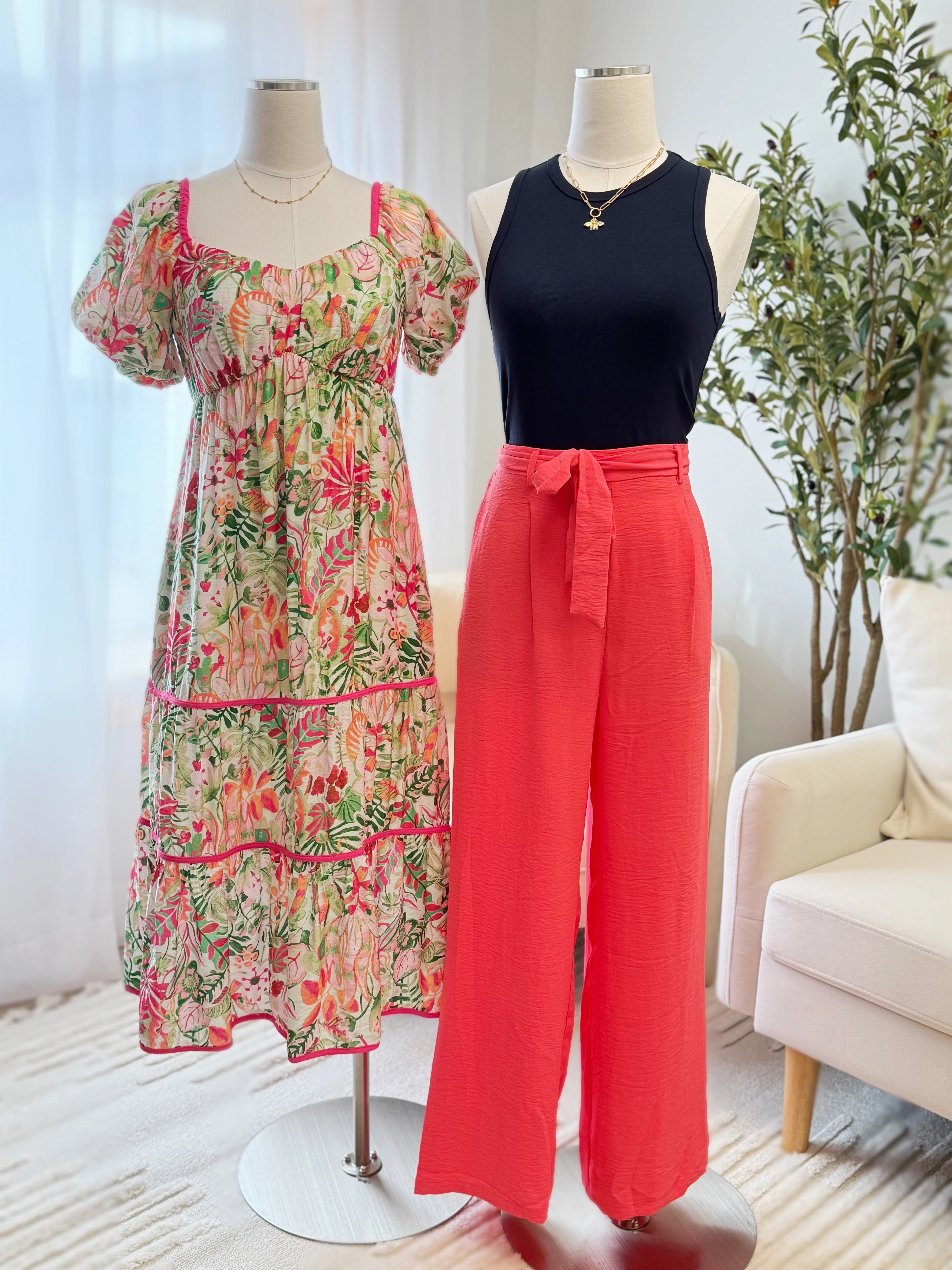 Lizzie Pants (FINAL SALE) OdorResistant Technology Linen Blend Fabric