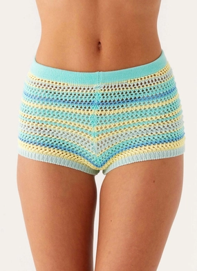 Breathable Tech Miffy Mini Shorts - Green Multi Miffy Mini Shorts - Green Multi Sport Ready Fit