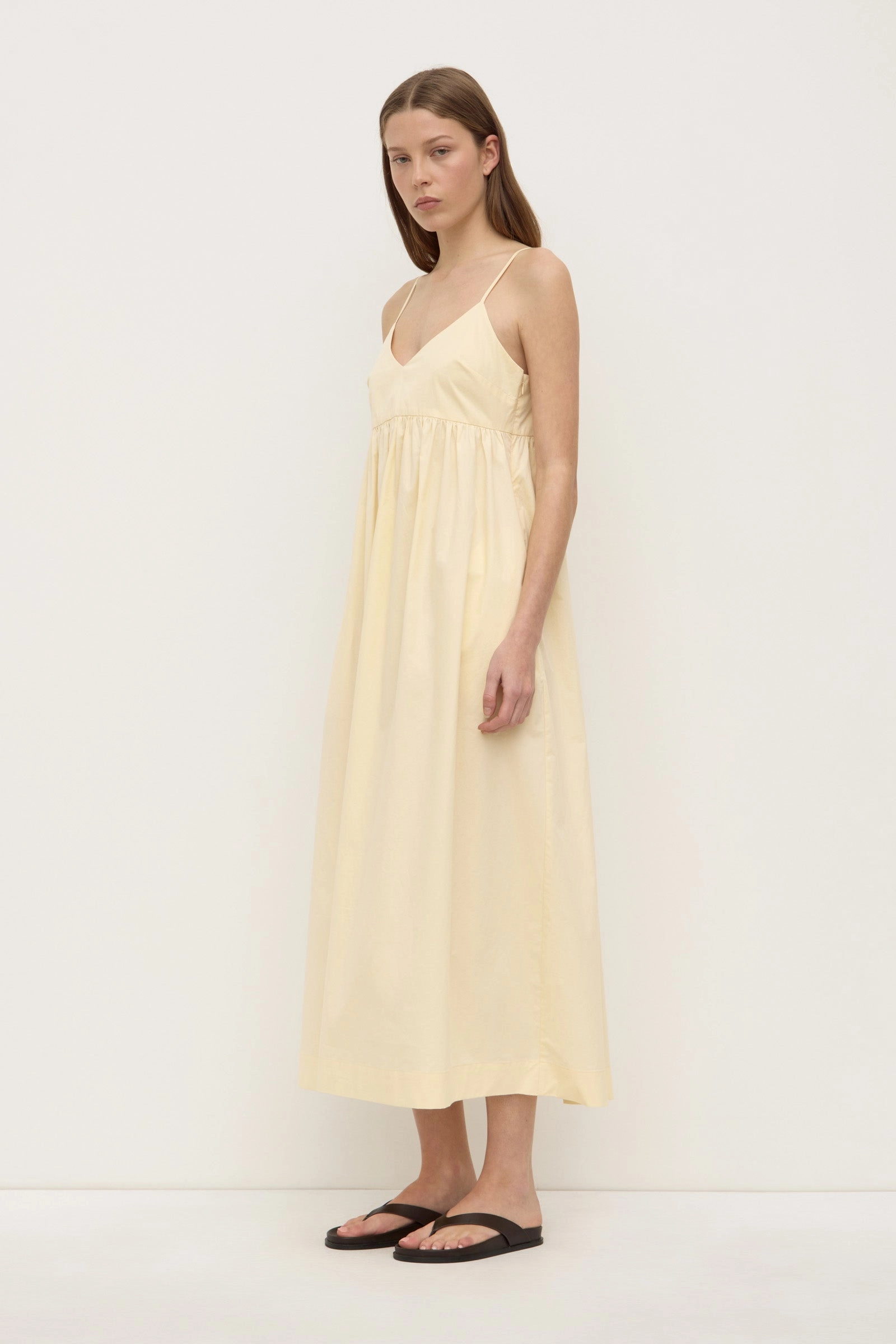 Stylish Line Bronte Poplin Midi Dress