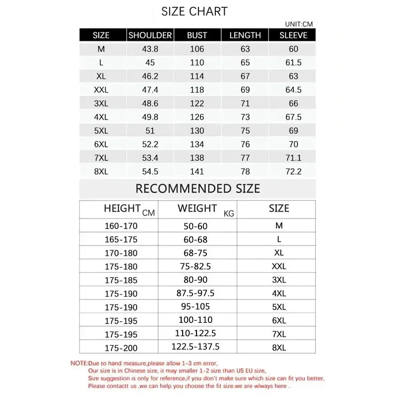 BROWON Plus Size 8XL Men's Winter Jacket - Thick Waterproof Stand Collar Business Casual Coat