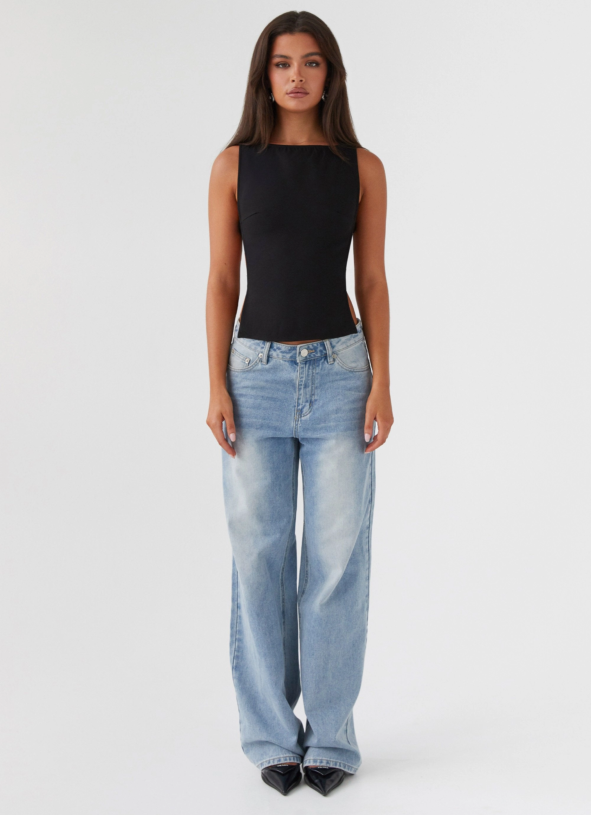 Cherish You Buckle Top - Shadow Thermal Insulation Layer