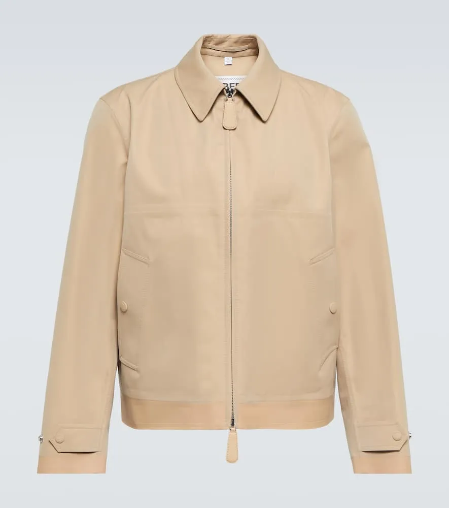 Burberry Cotton gabardine blouson jacket