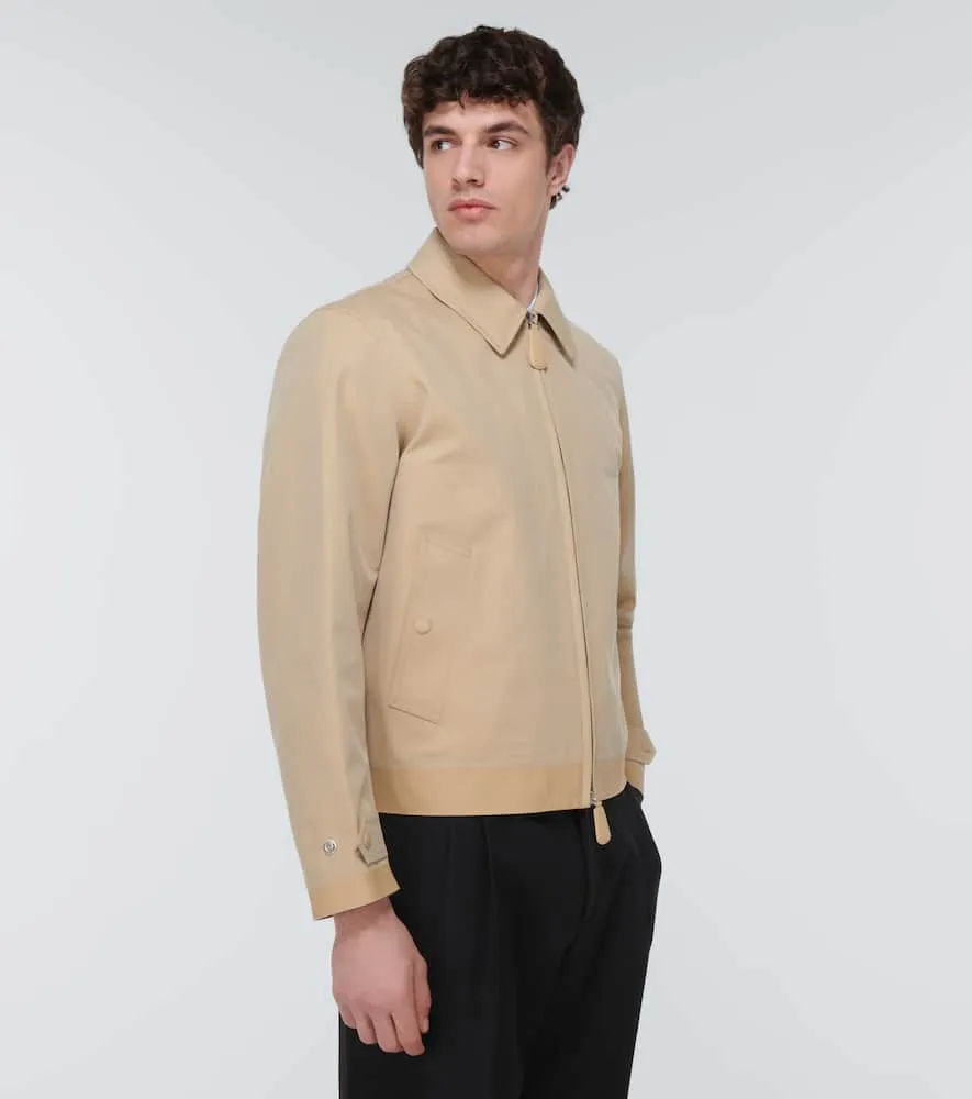Burberry Cotton gabardine blouson jacket