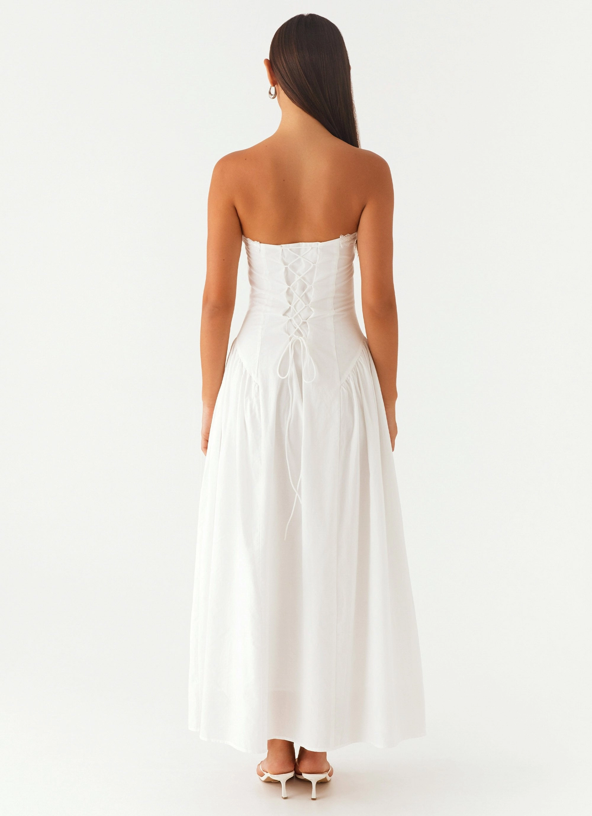 Refined Aesthetic Burleigh Maxi Dress - Ivory
