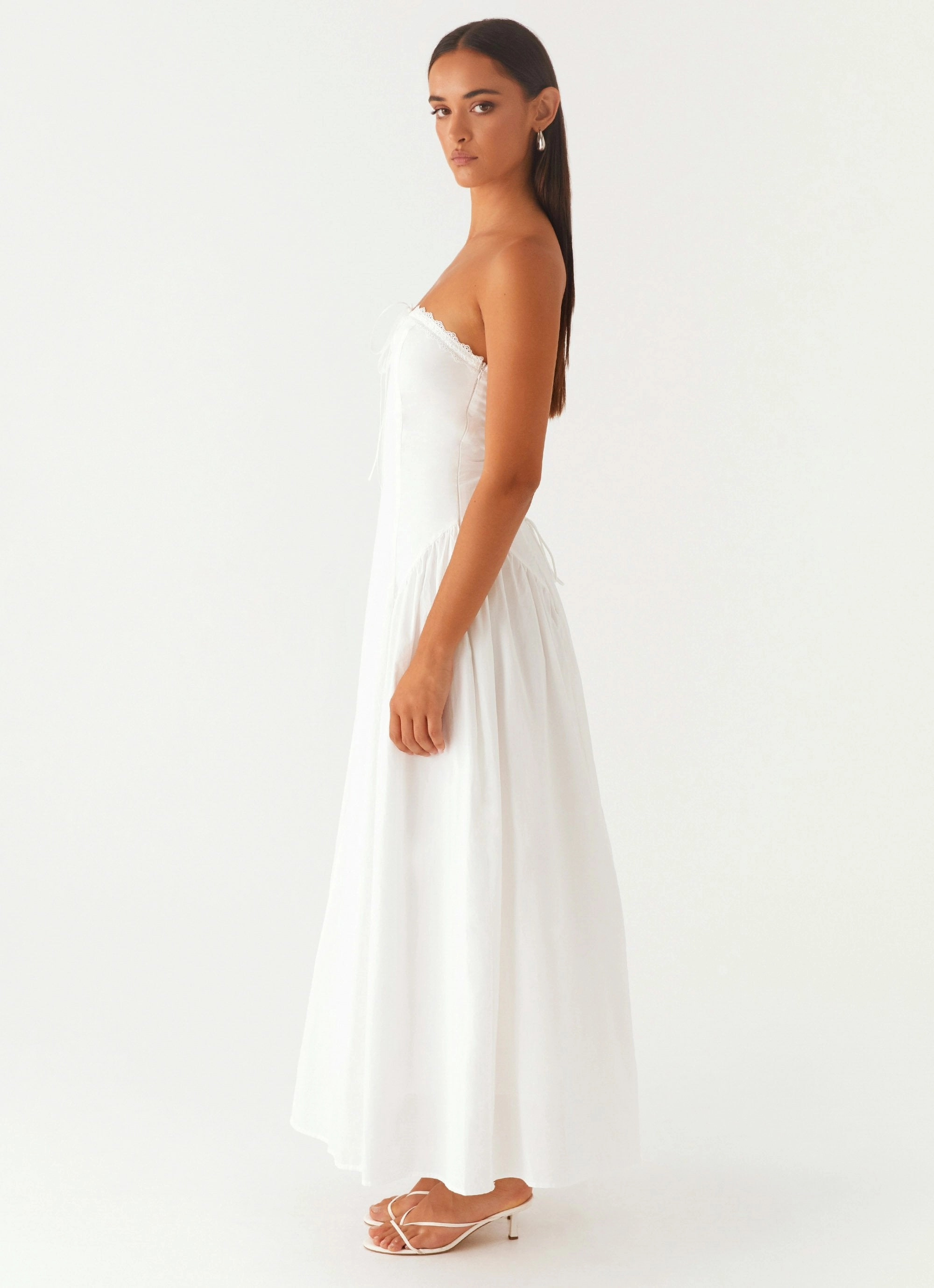 Burleigh Maxi Dress - Ivory Vibe Style