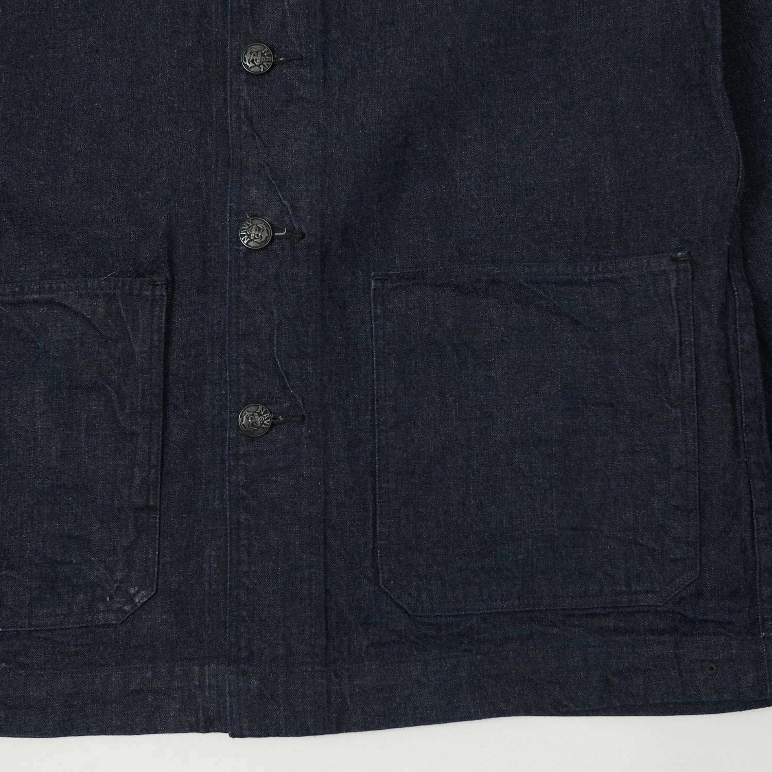 Buzz Rickson's 'Dungaree Jumper' Shawl Collar Denim Jacket - One Wash