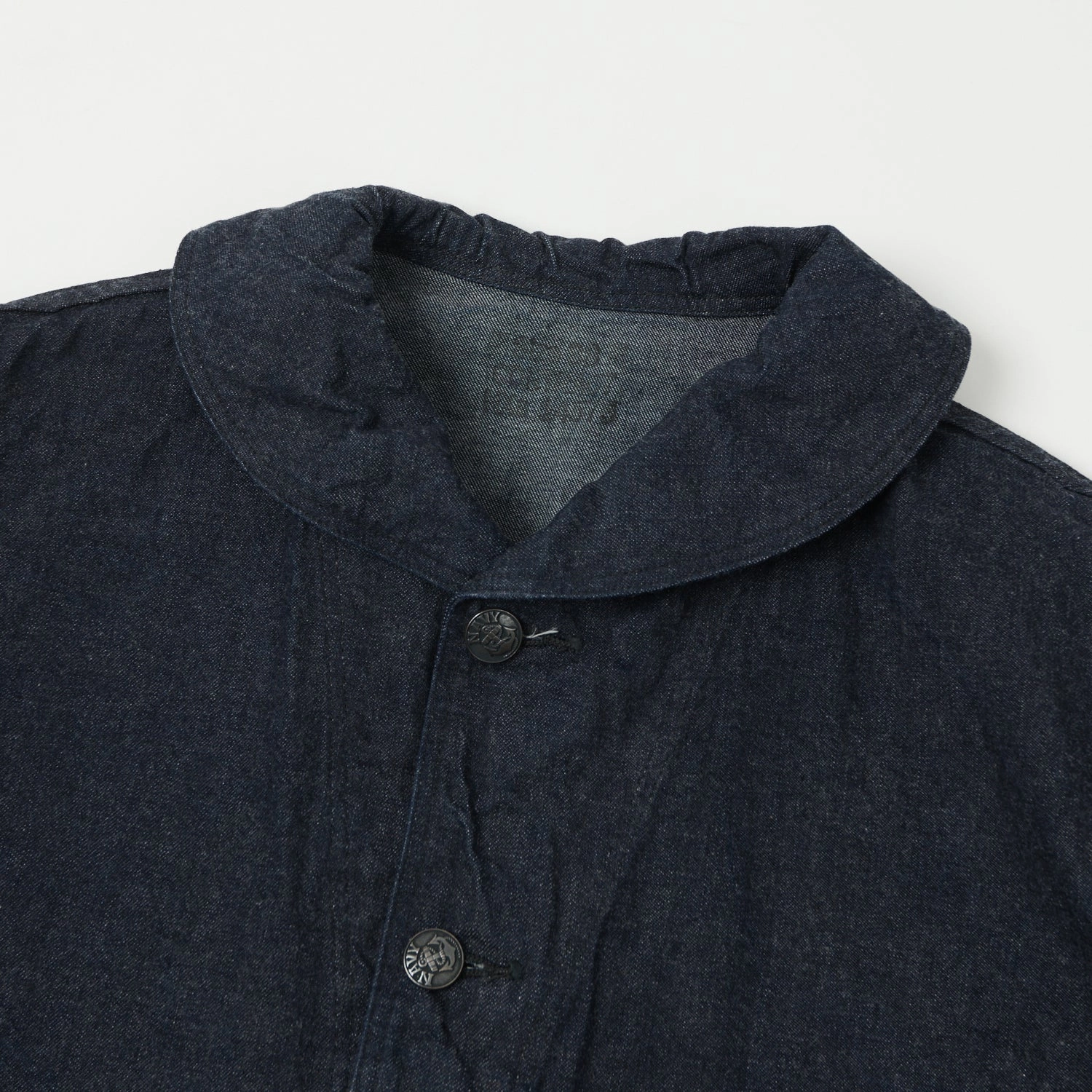 Buzz Rickson's 'Dungaree Jumper' Shawl Collar Denim Jacket - One Wash
