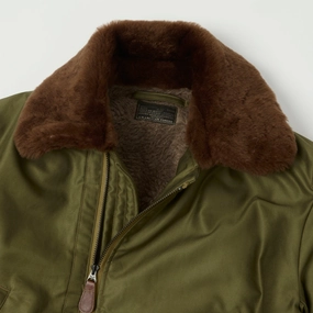 Buzz Rickson's 'Rough Wear Clothing Co' B-15 Flight Jacket - Olive Drab