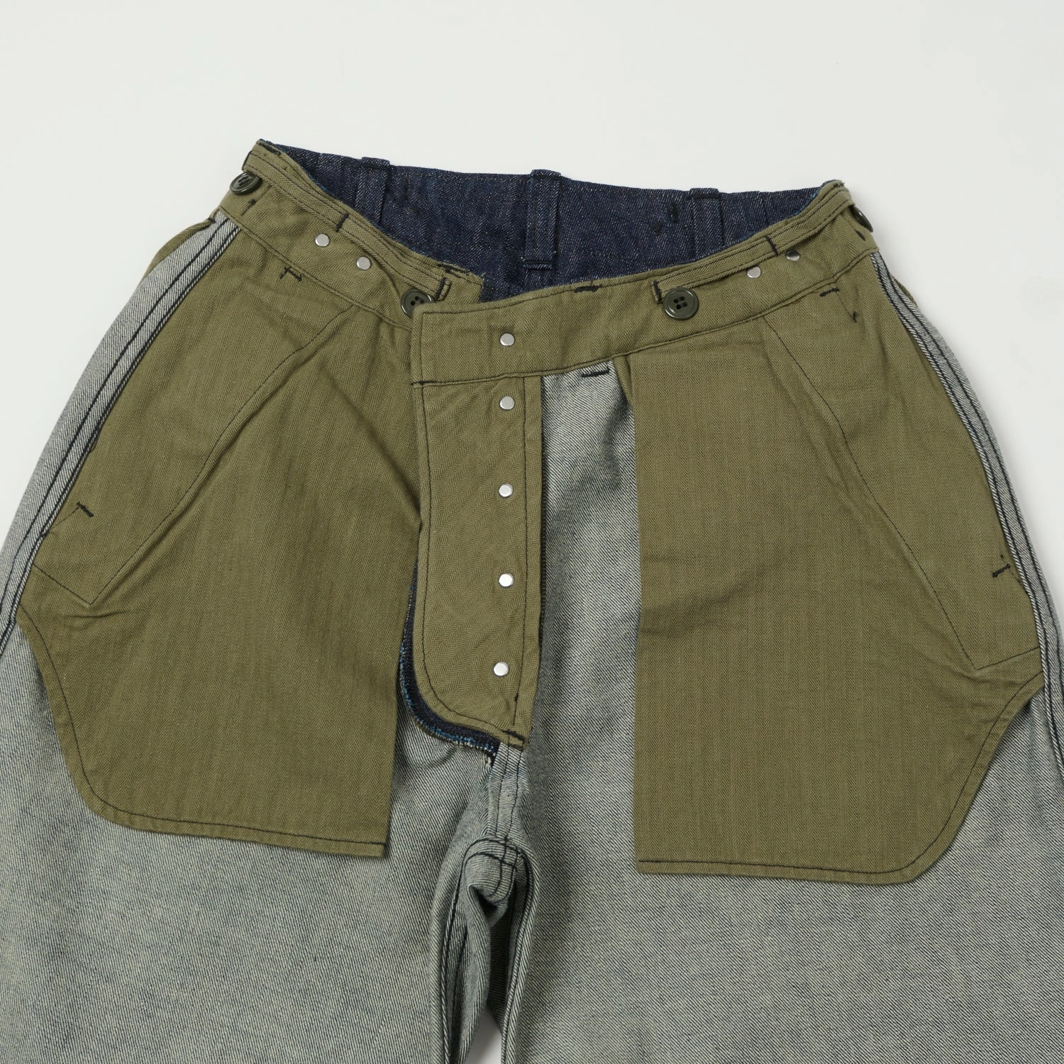 Buzz Rickson's Civillian Model M-43 Denim Trousers - One Wash