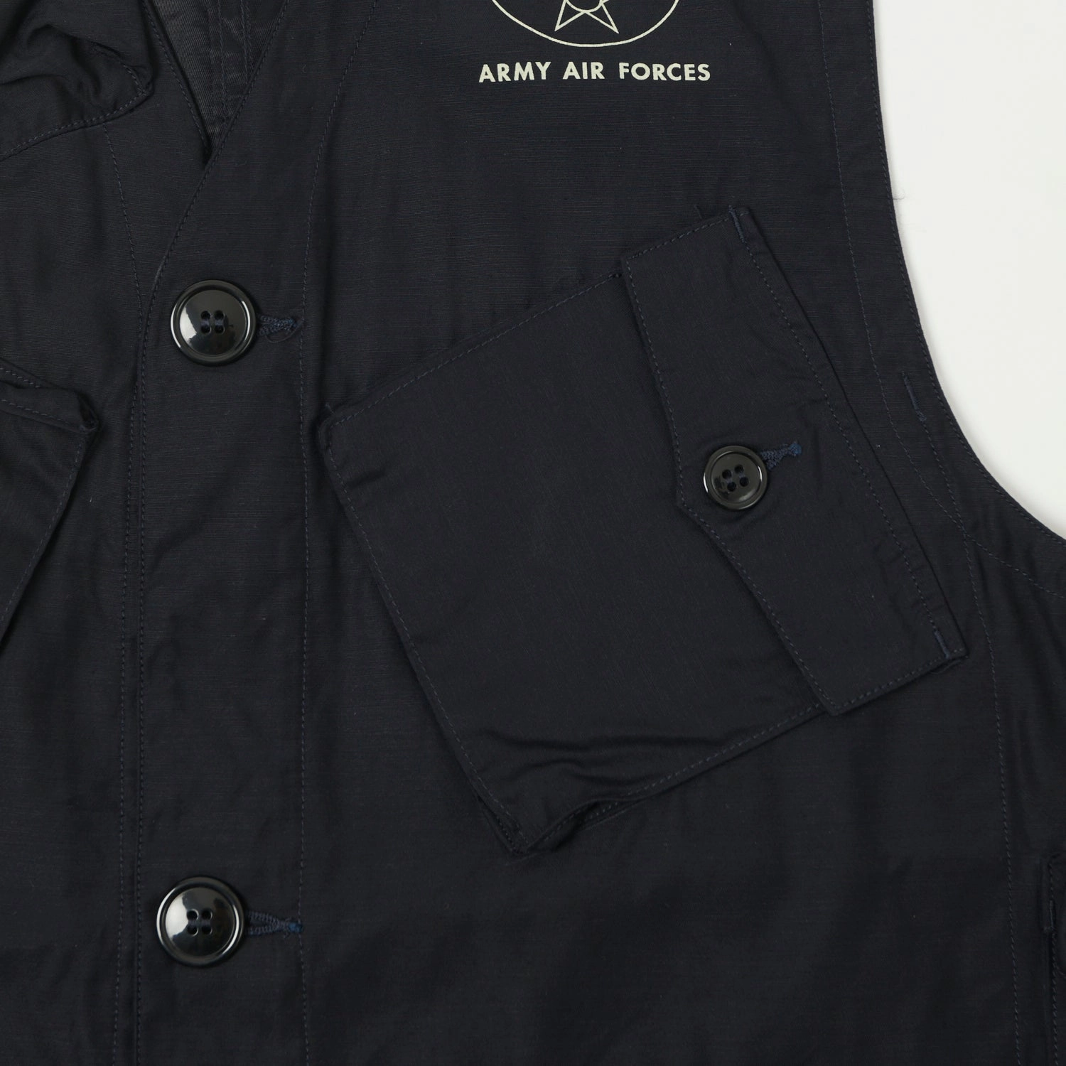 Buzz Rickson's U.S. Army C-1 Civilian Vest - Navy