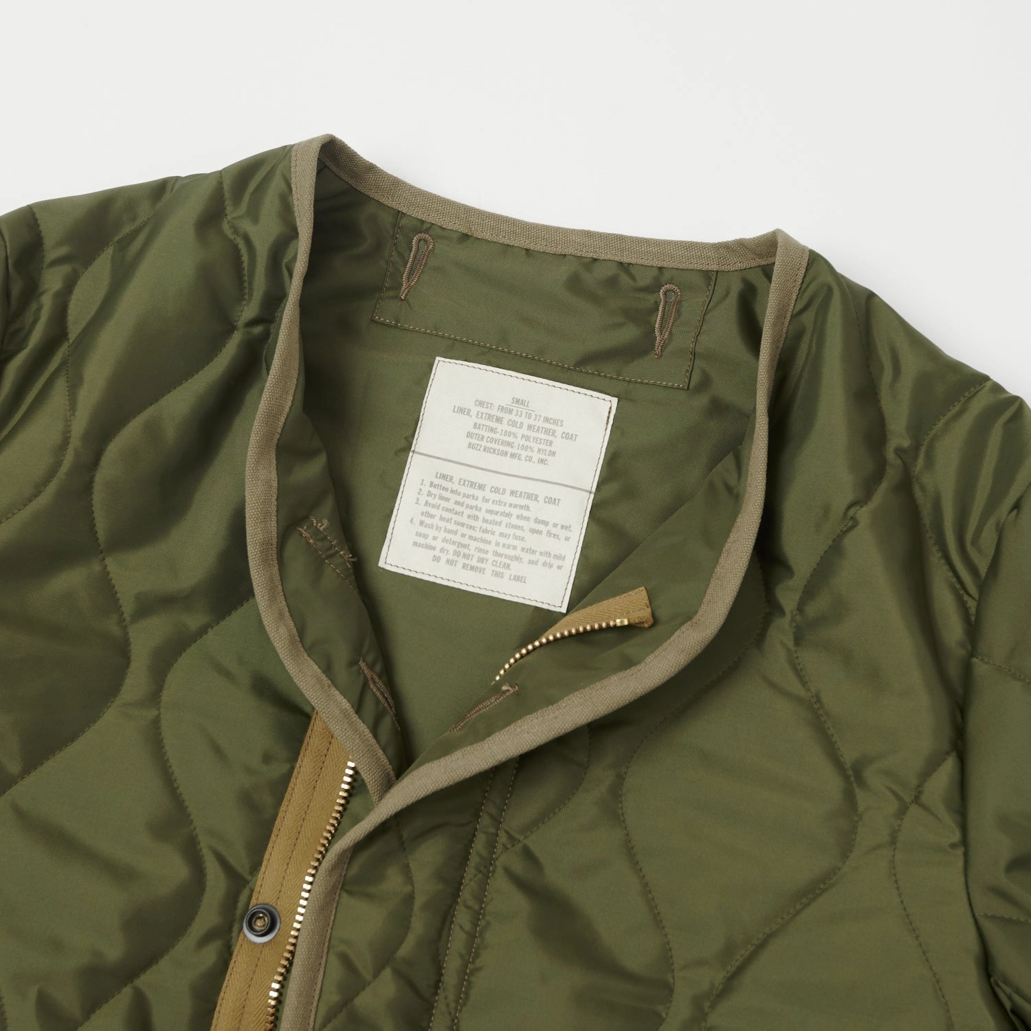 Buzz Rickson's U.S. Army M-65 Liner Jacket - Olive