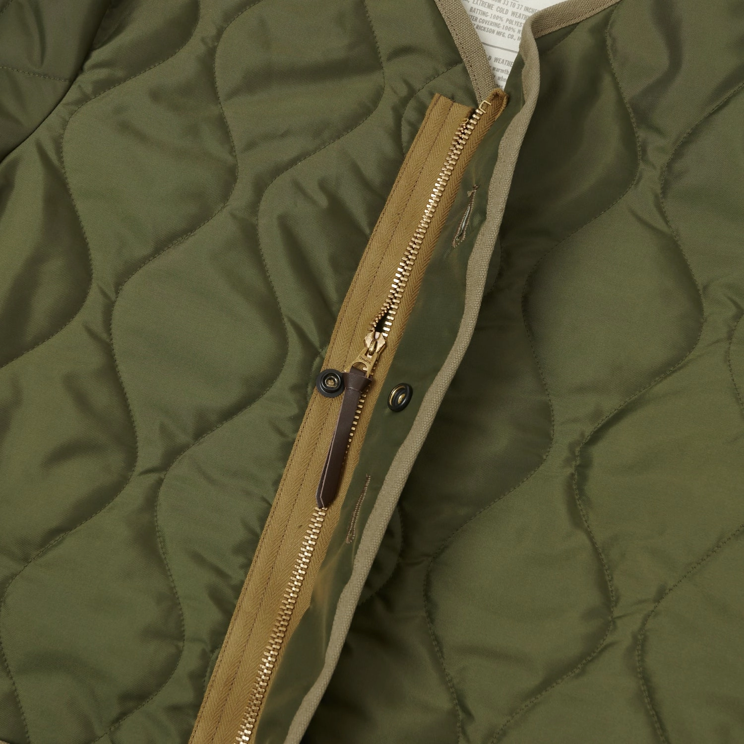 Buzz Rickson's U.S. Army M-65 Liner Jacket - Olive