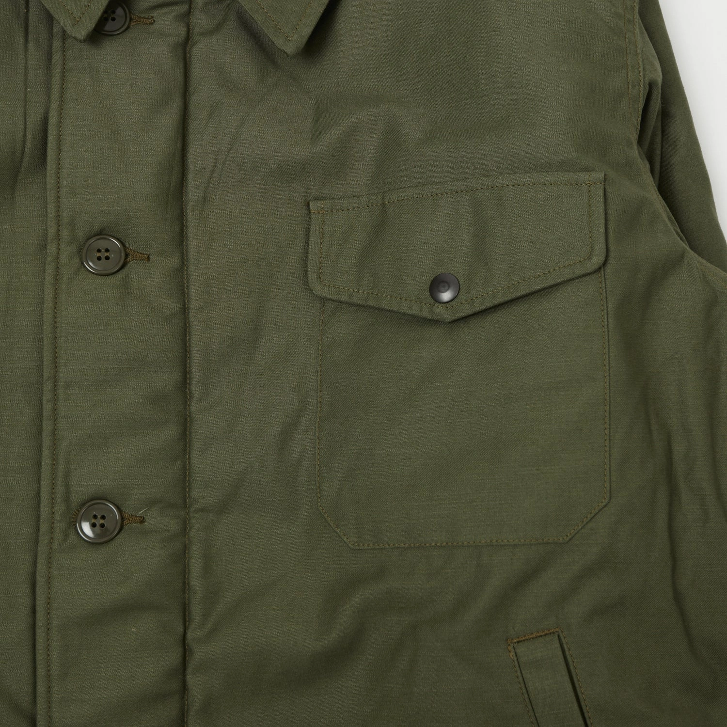 Buzz Rickson's U.S. Navy A-2 Cold Weather Deck Jacket - Olive