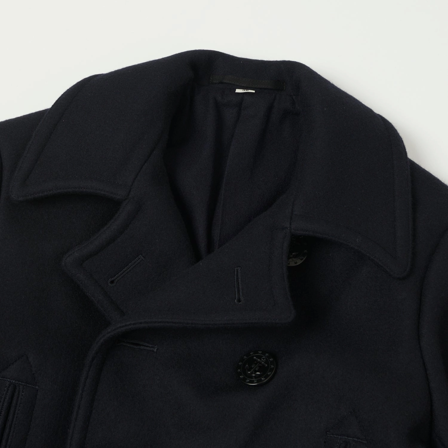 Buzz Rickson's U.S. Navy Long Pea Coat - Navy
