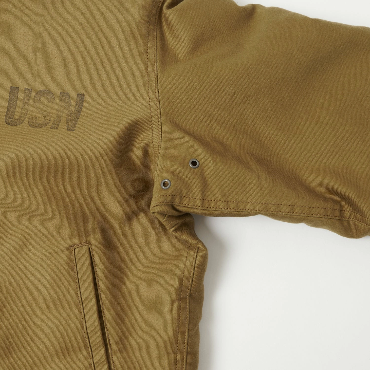Buzz Rickson's U.S. Navy N-1 Deck Jacket - Khaki Demotex