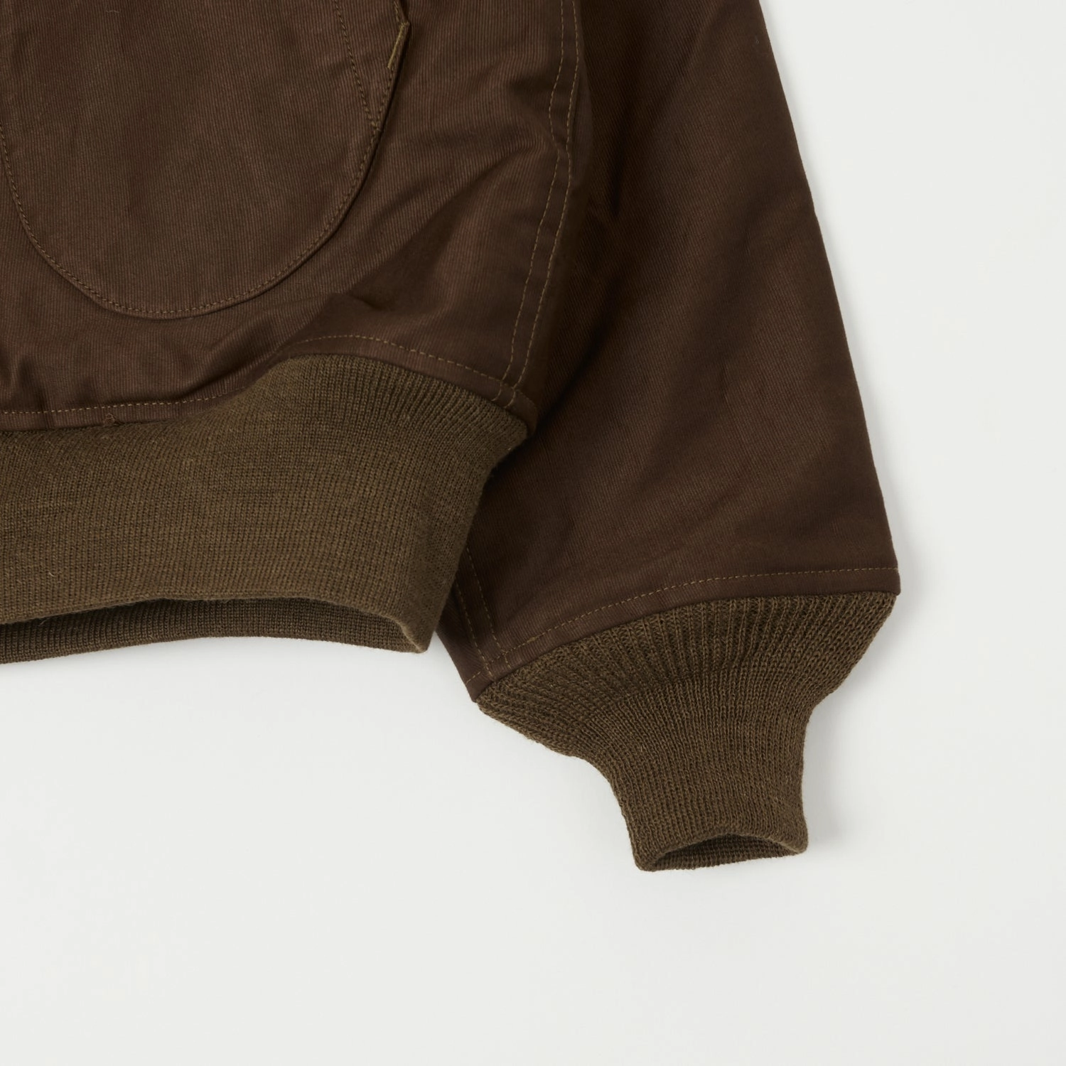 Buzz Rickson's U.S. Navy Zip Through Deck Jacket - Brown