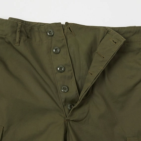 Buzz Rickson's Wind Resistant Poplin Trouser - Olive Buzz Rickson's Wind Resistant Poplin Trouser - Olive