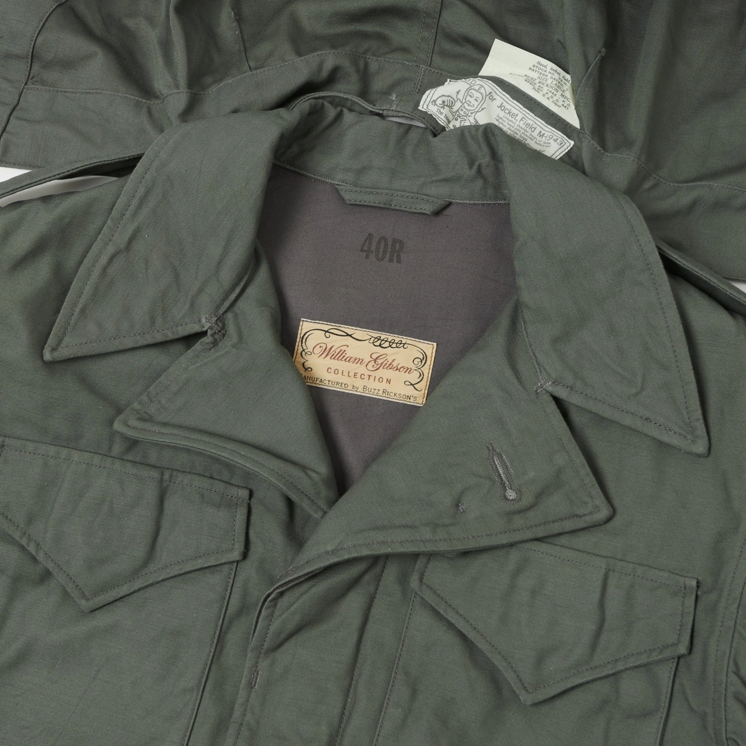 Buzz Rickson's x William Gibson U.S. Army M-1943 Field Jacket - Grey/Green