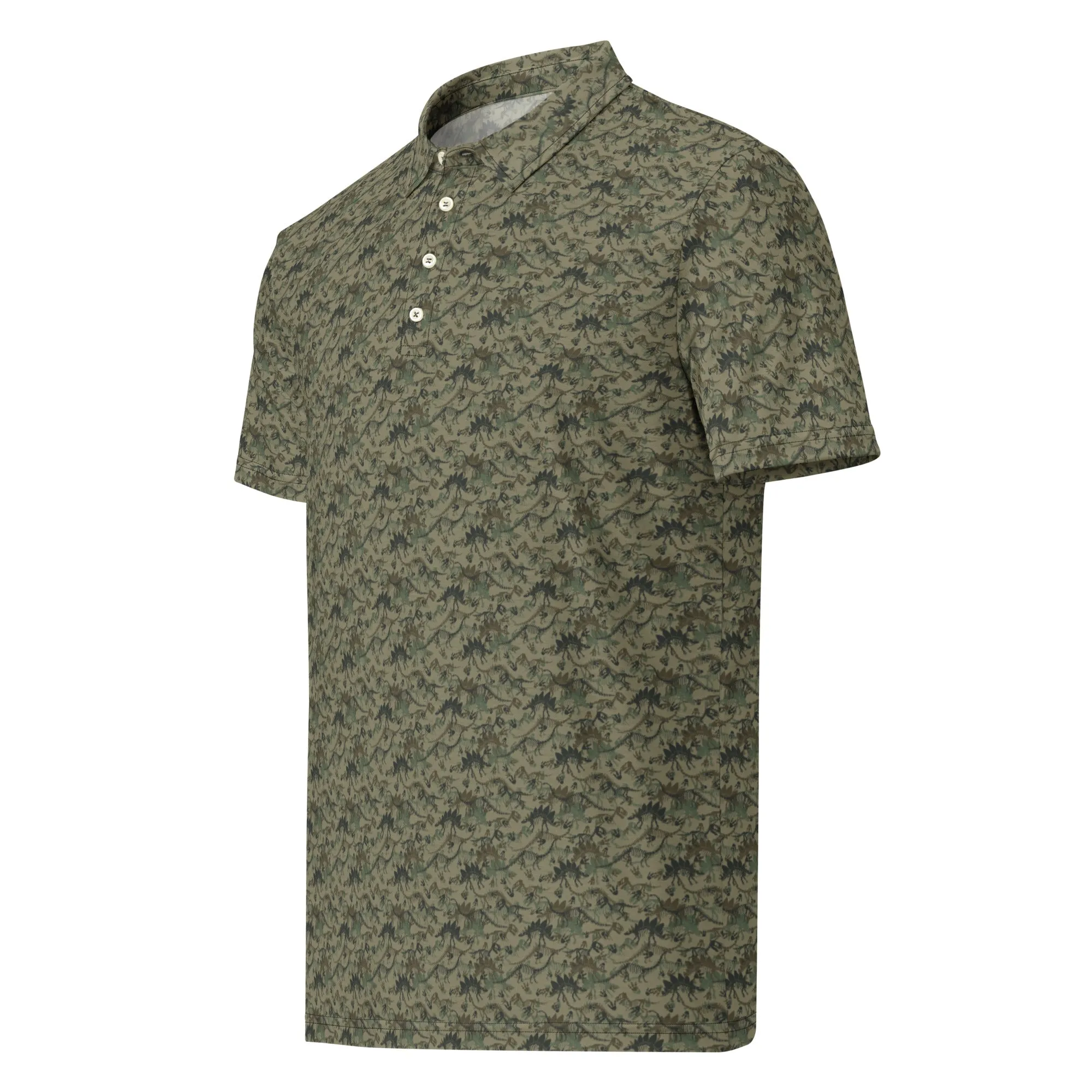 Camo Dinos - Dinosaur Polo