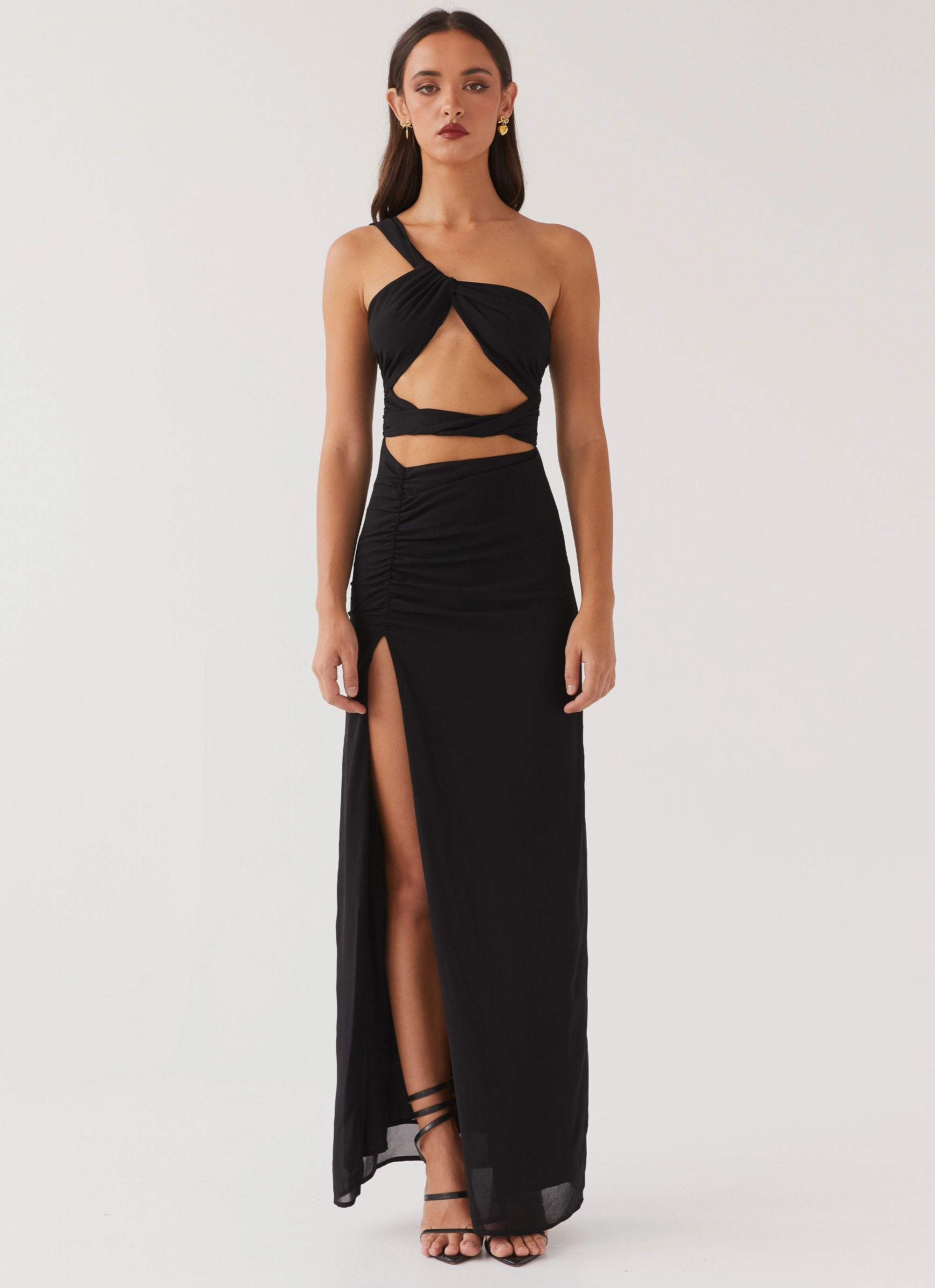 Easy Lovely Calling On You Maxi Dress - Black