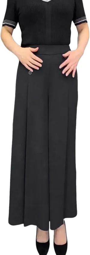 Cargo Capri Pants for Women Womens Cotton Linen Pants High Waisted Button Down Straight Long Trousers Palazzo Womens