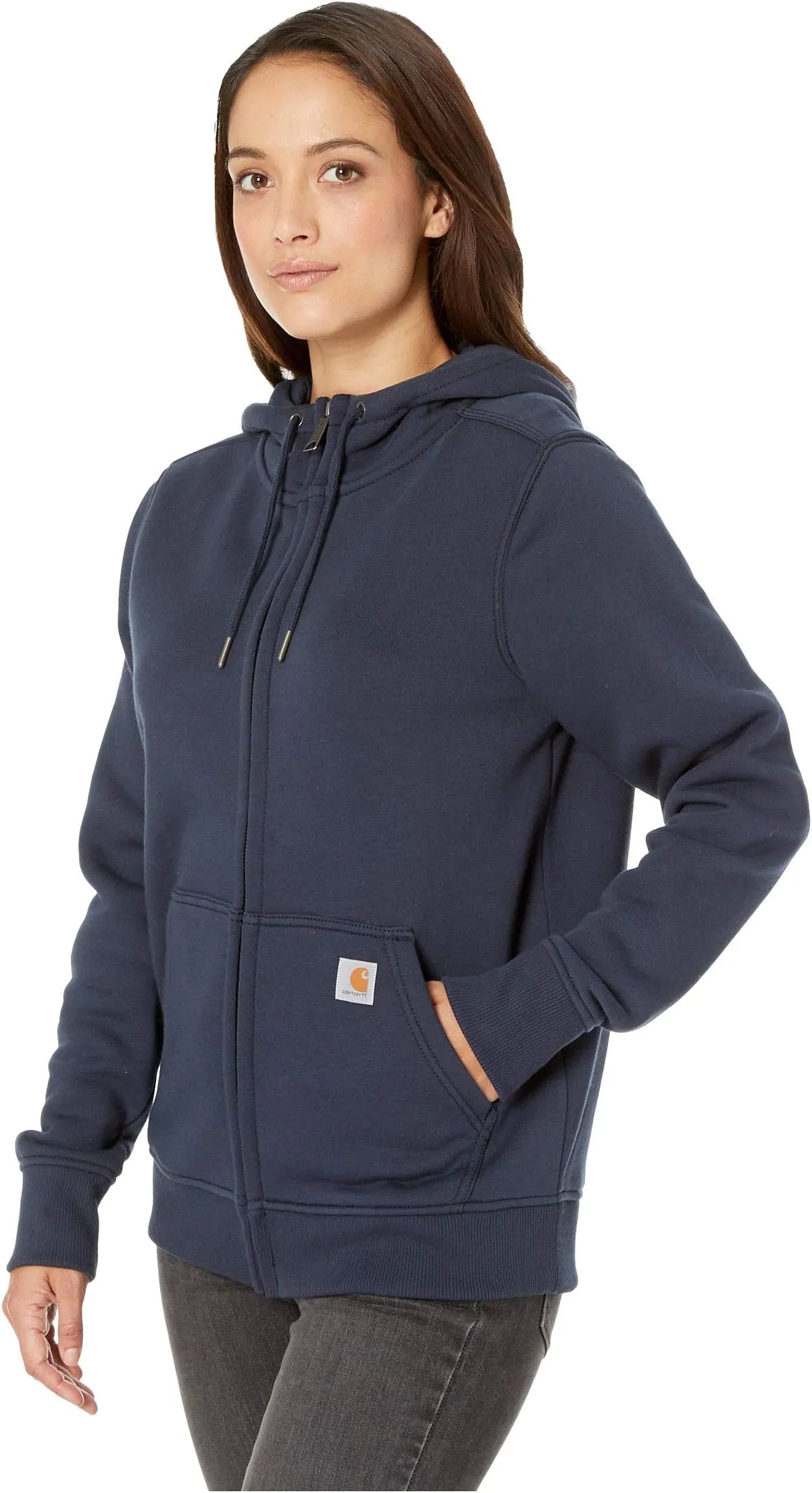 Carhartt Clarksburg Full Zip Sweatshirt, Navy