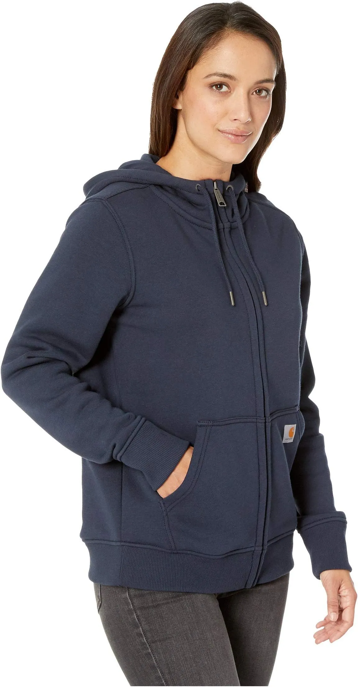 Carhartt Clarksburg Full Zip Sweatshirt, Navy