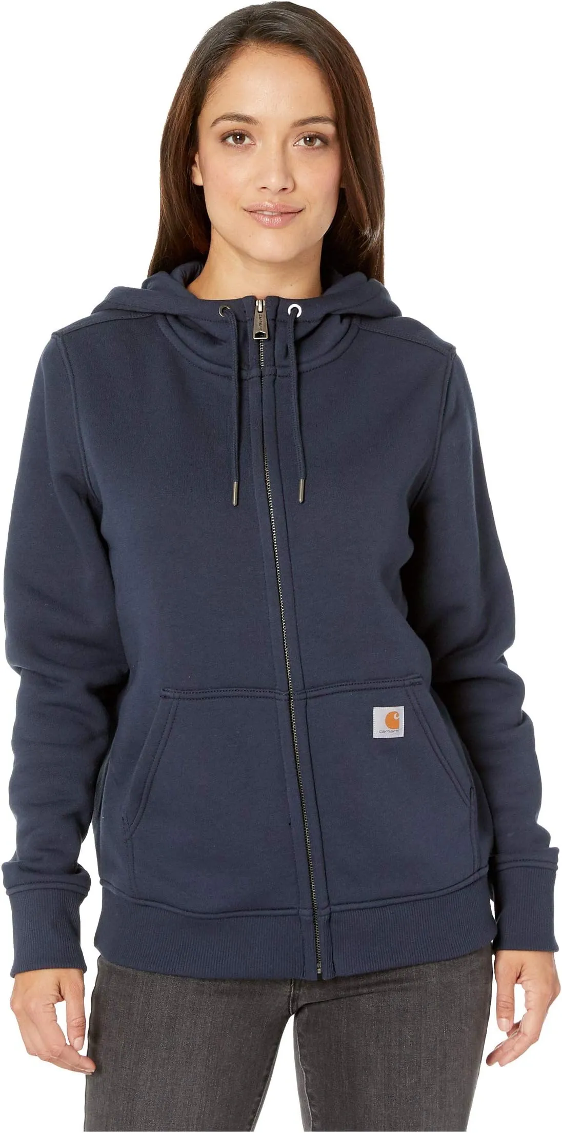 Carhartt Clarksburg Full Zip Sweatshirt, Navy