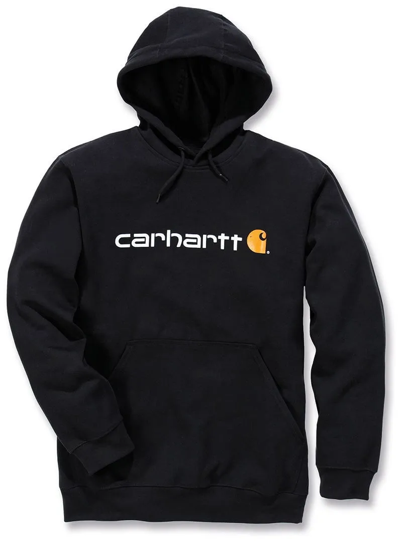 Carhartt Signature Logo Midweight Sweatshirt, Black