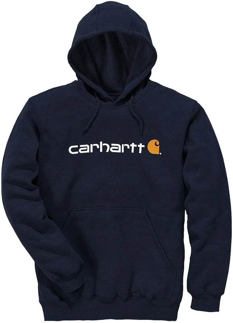 Carhartt Signature Logo Midweight Sweatshirt, Navy