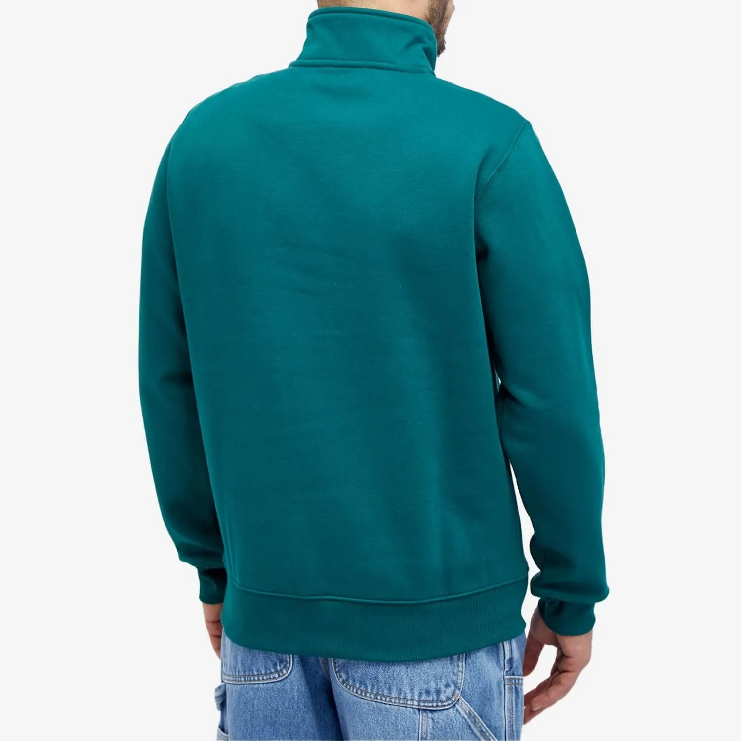 Carhartt Wip Chase Neck Zip Sweatshirt, turquoise