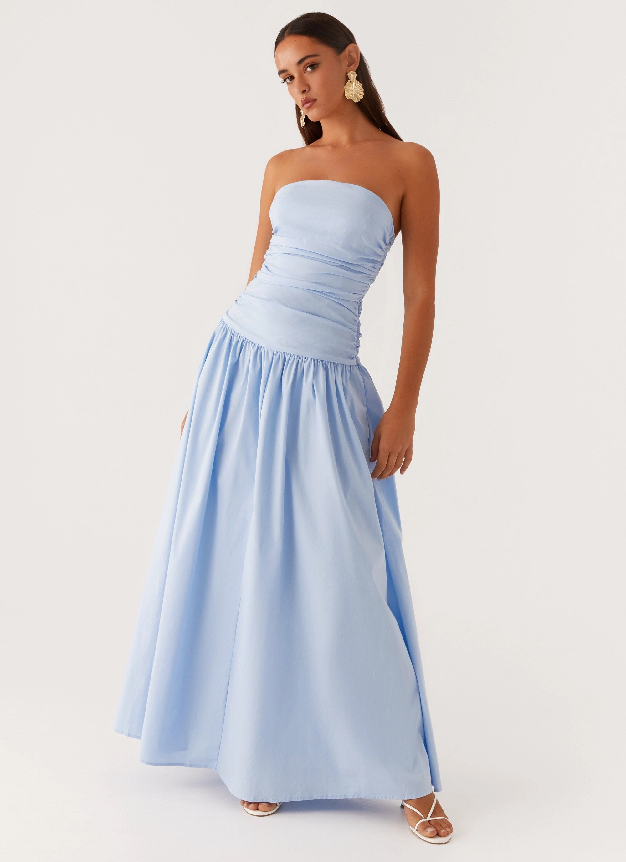 Carmel Maxi Dress - Blue Noble Glow