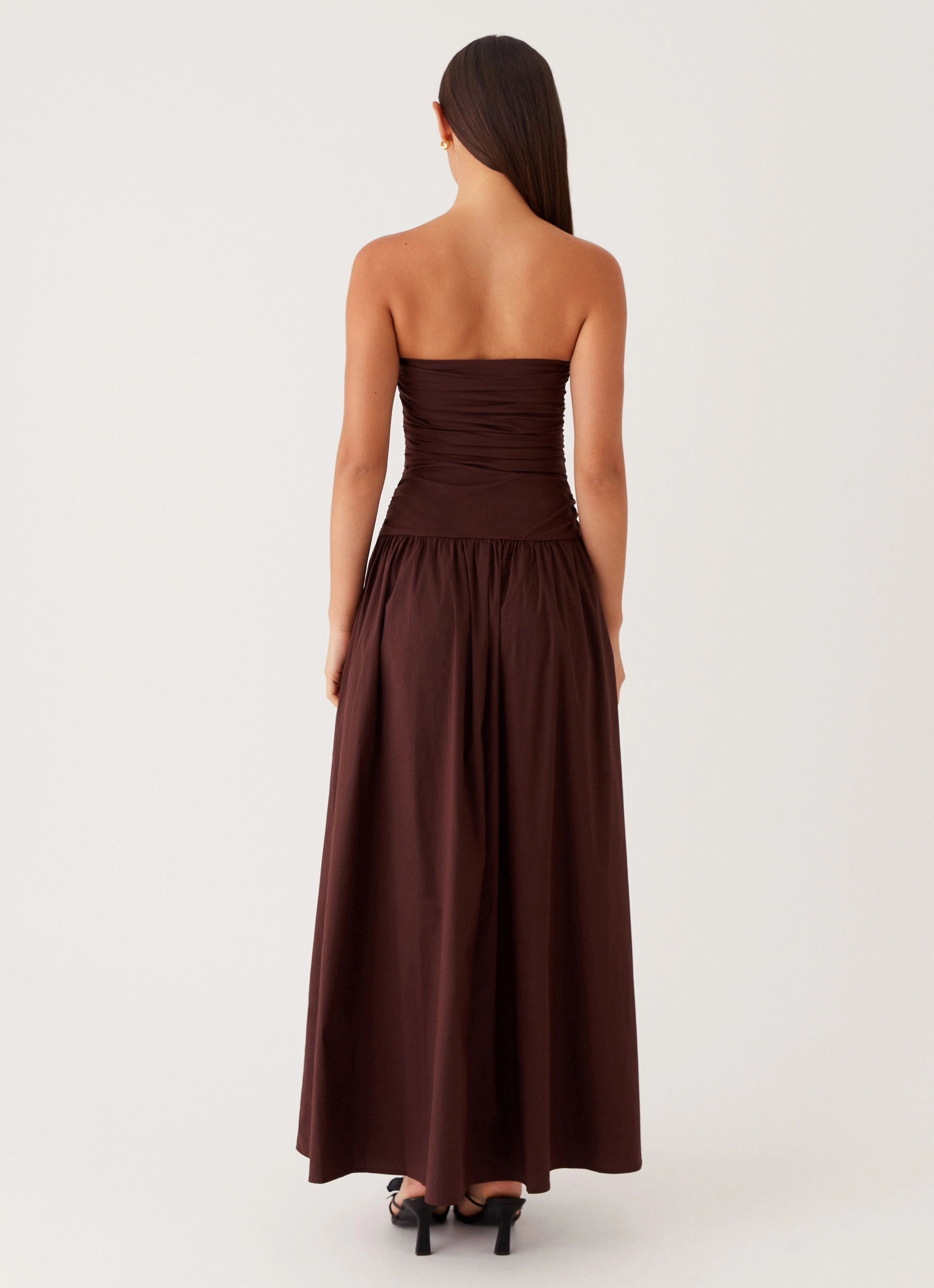 Classic-style Scandi Clean Carmel Maxi Dress - Brown