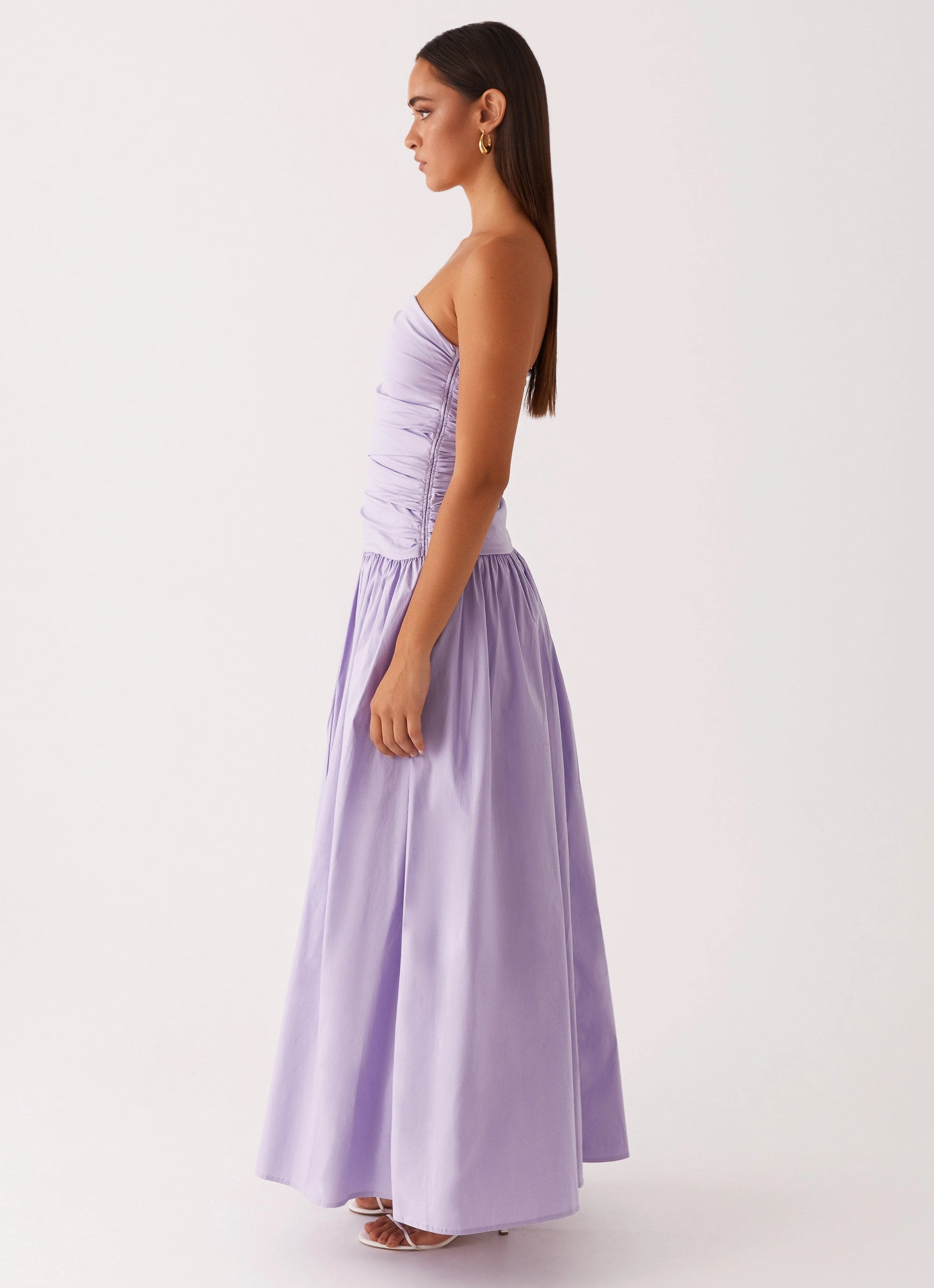 Smooth Curve Carmel Maxi Dress - Lavender