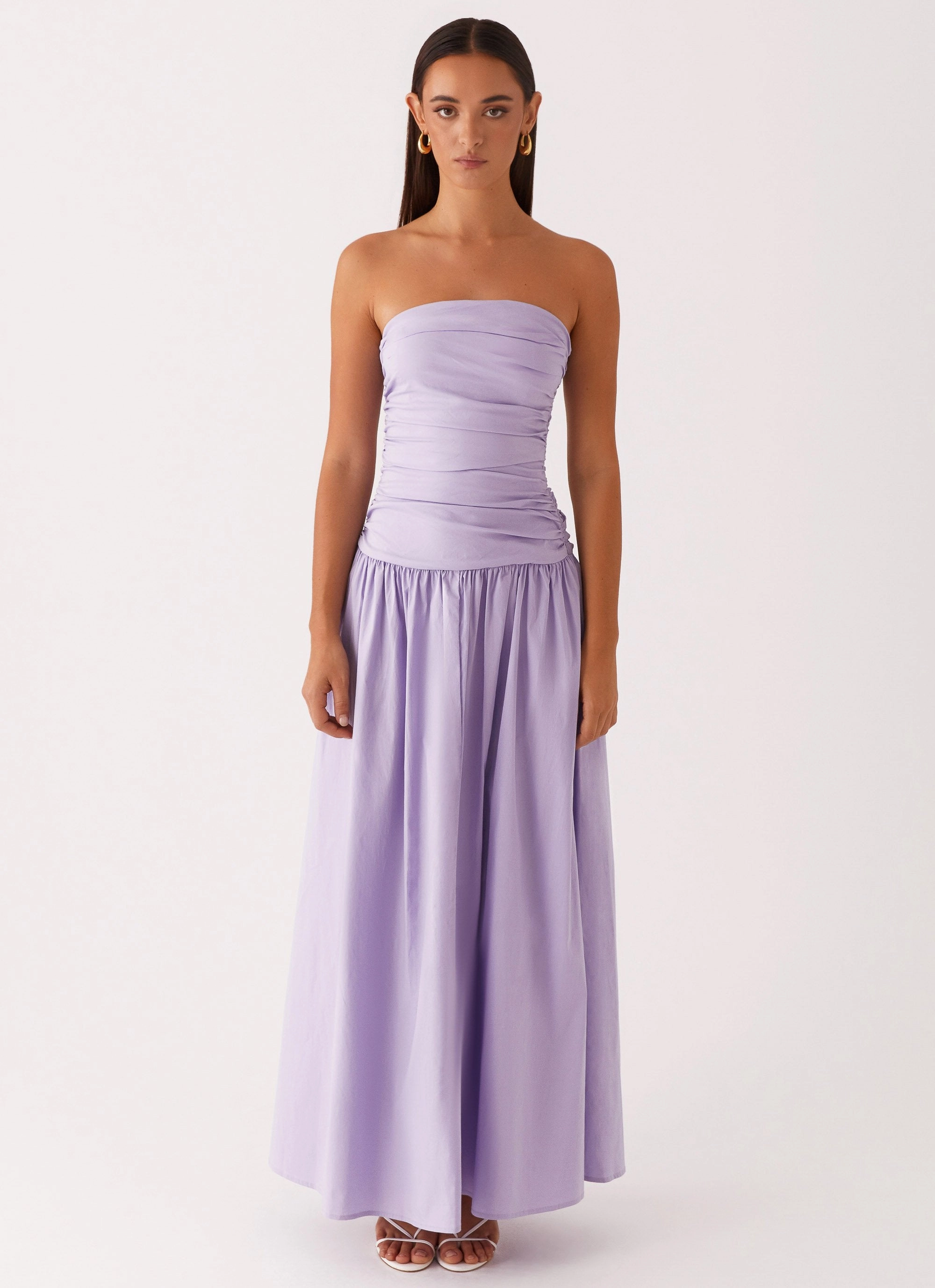 Carmel Maxi Dress - Lavender Versatile Edge