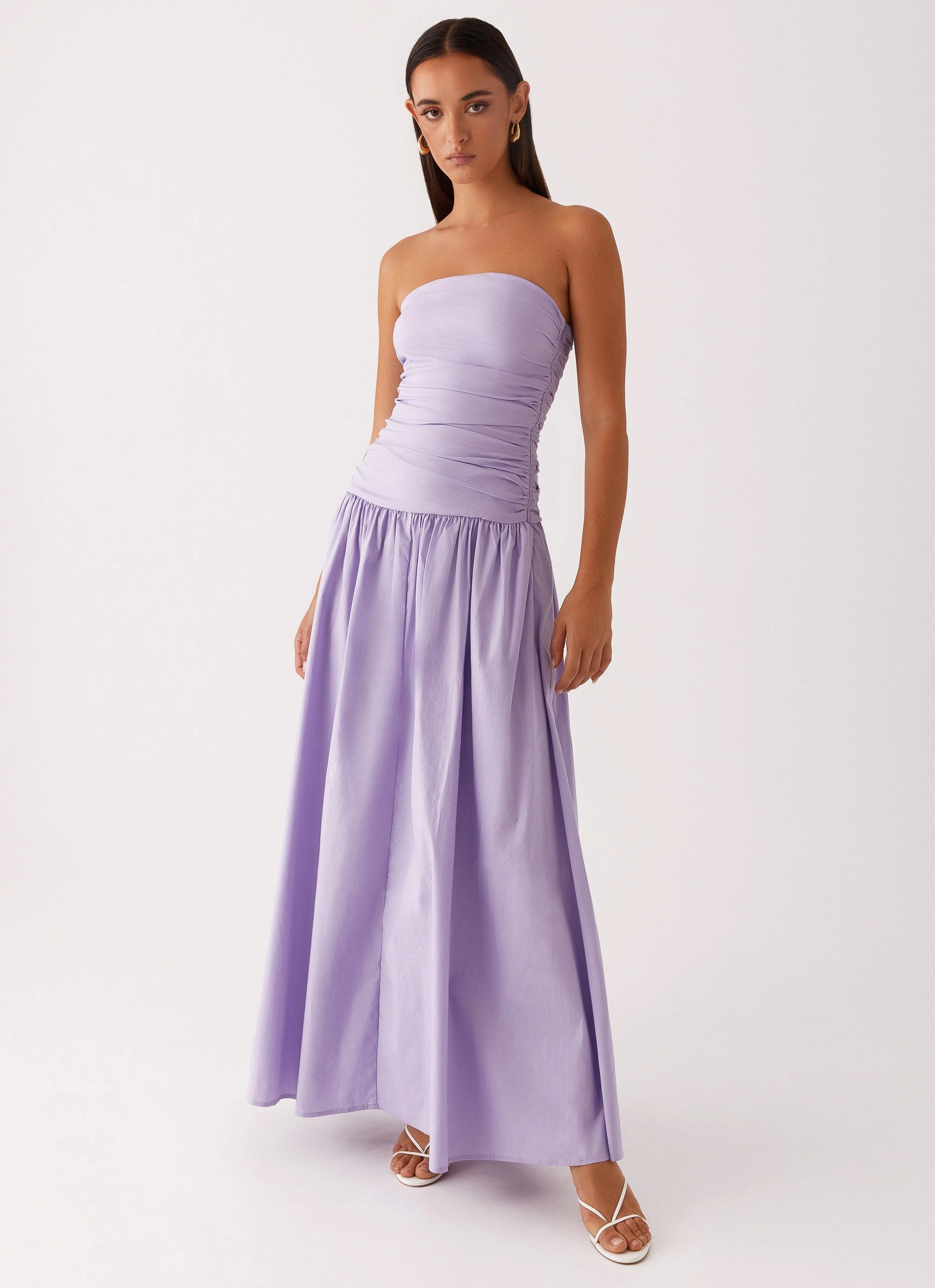 Carmel Maxi Dress - Lavender TaglessDesign Functional-Design