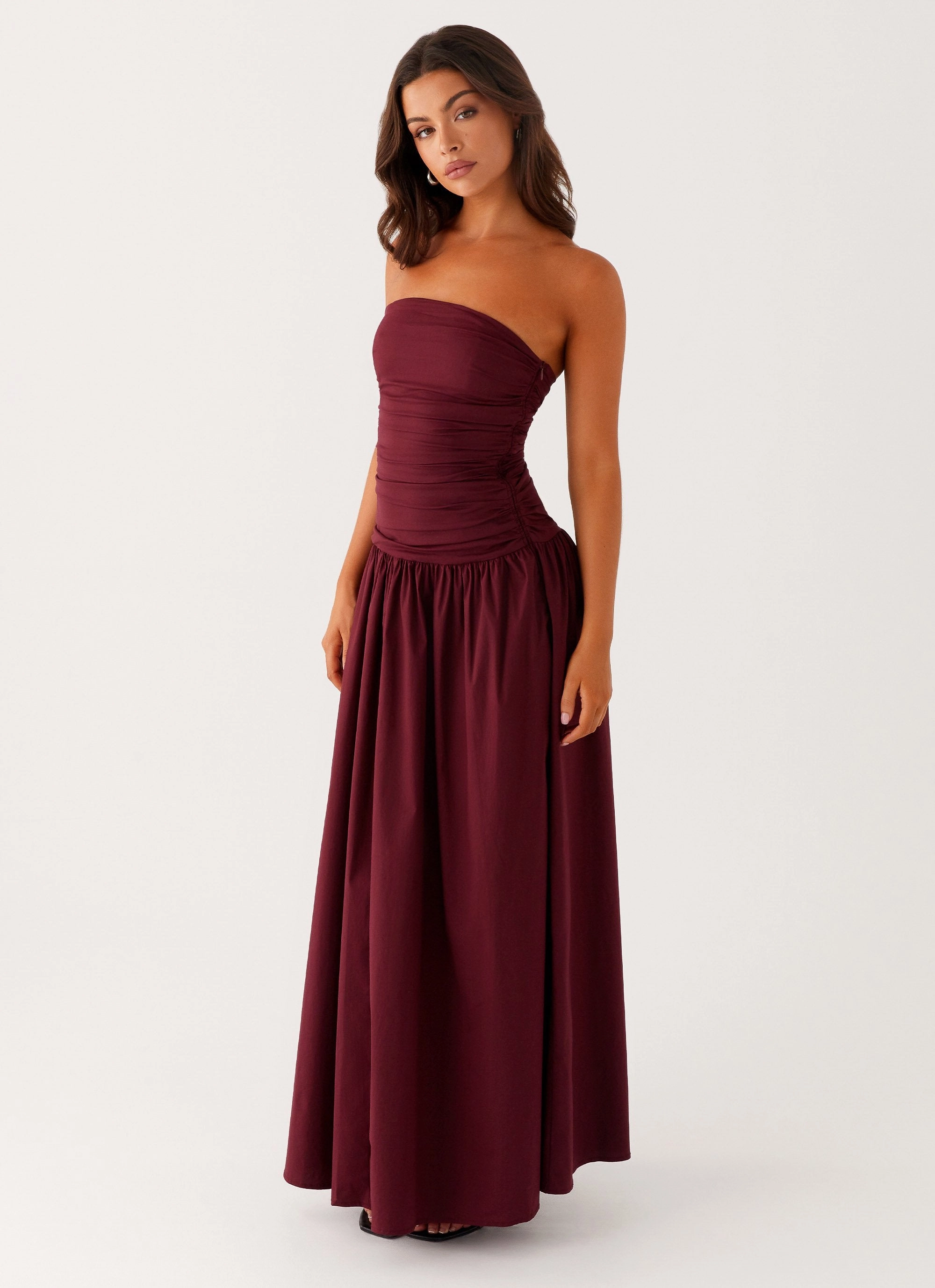 Carmel Maxi Dress - Mulberry Flowing Lines