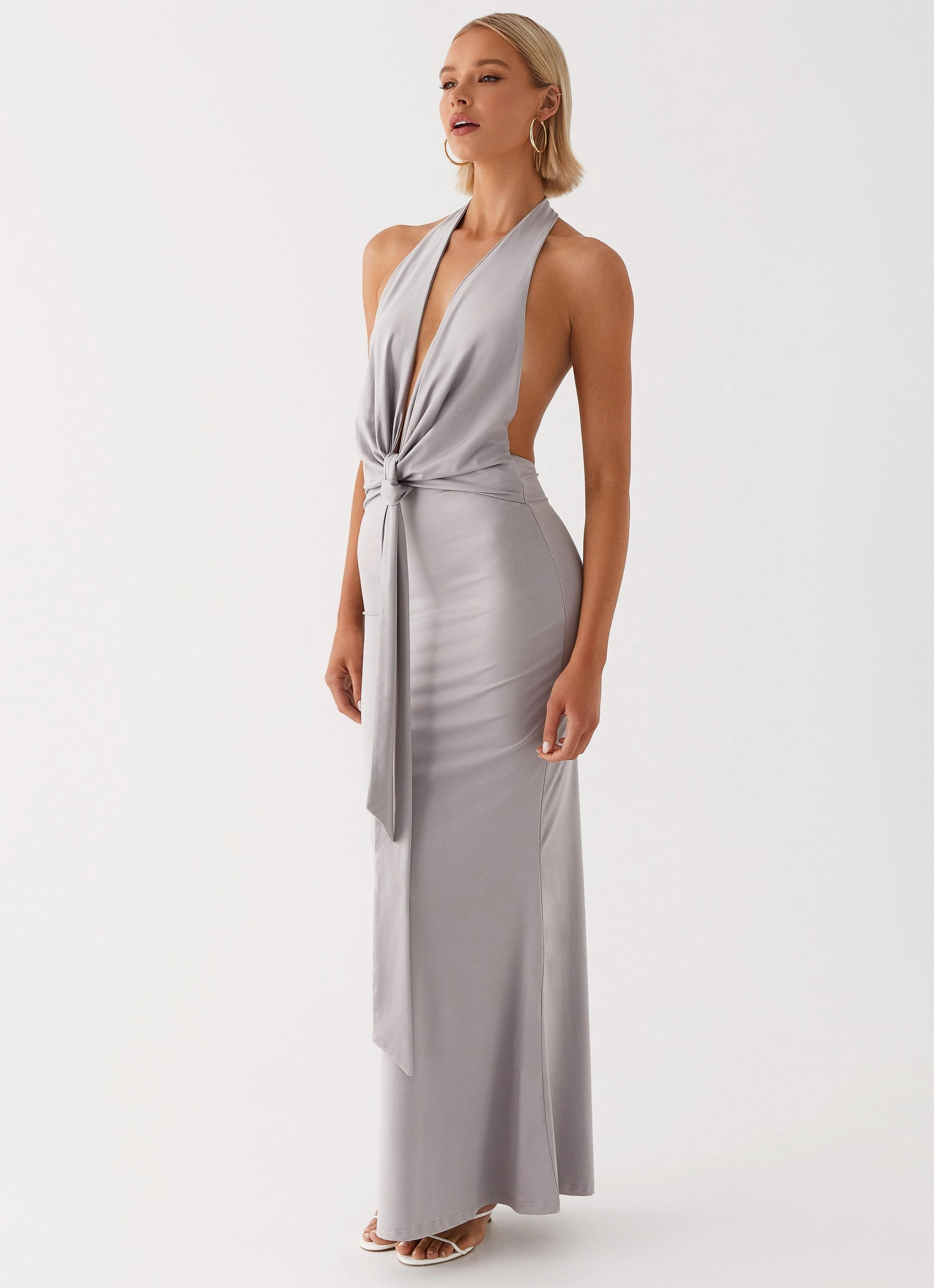 Mid Season Carmella Maxi Dress - Grey