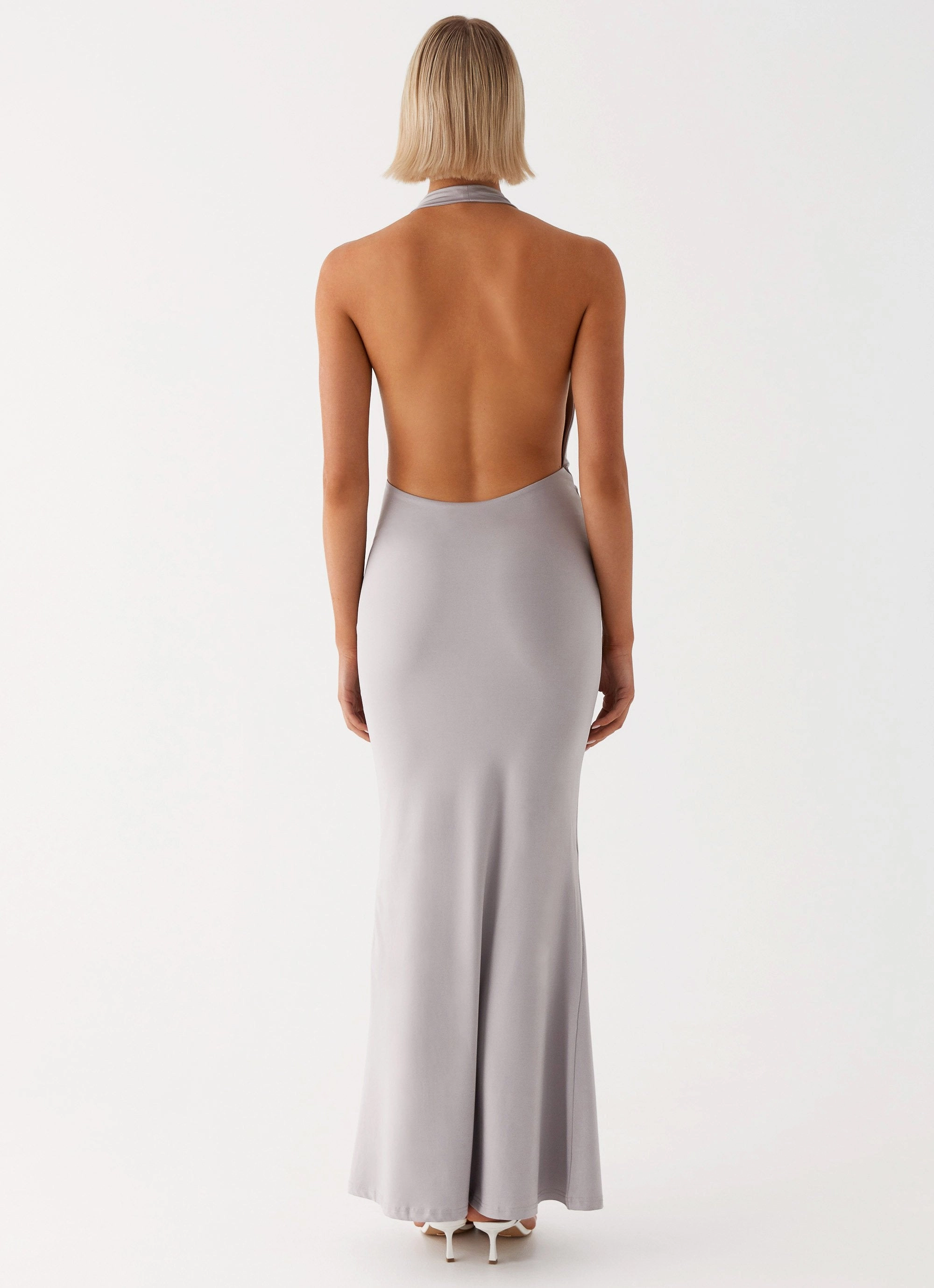 Carmella Maxi Dress - Grey Bold Touch Polished Style