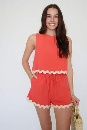 Caroline Set (FINAL SALE) Sandwich Mesh Panel Structure ReflectiveTrims