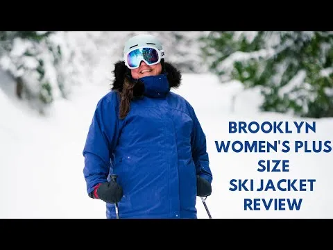 Cartel Brooklyn Stretch Women's Plus Size Ski Jacket Blueberry Navy Size 18-24