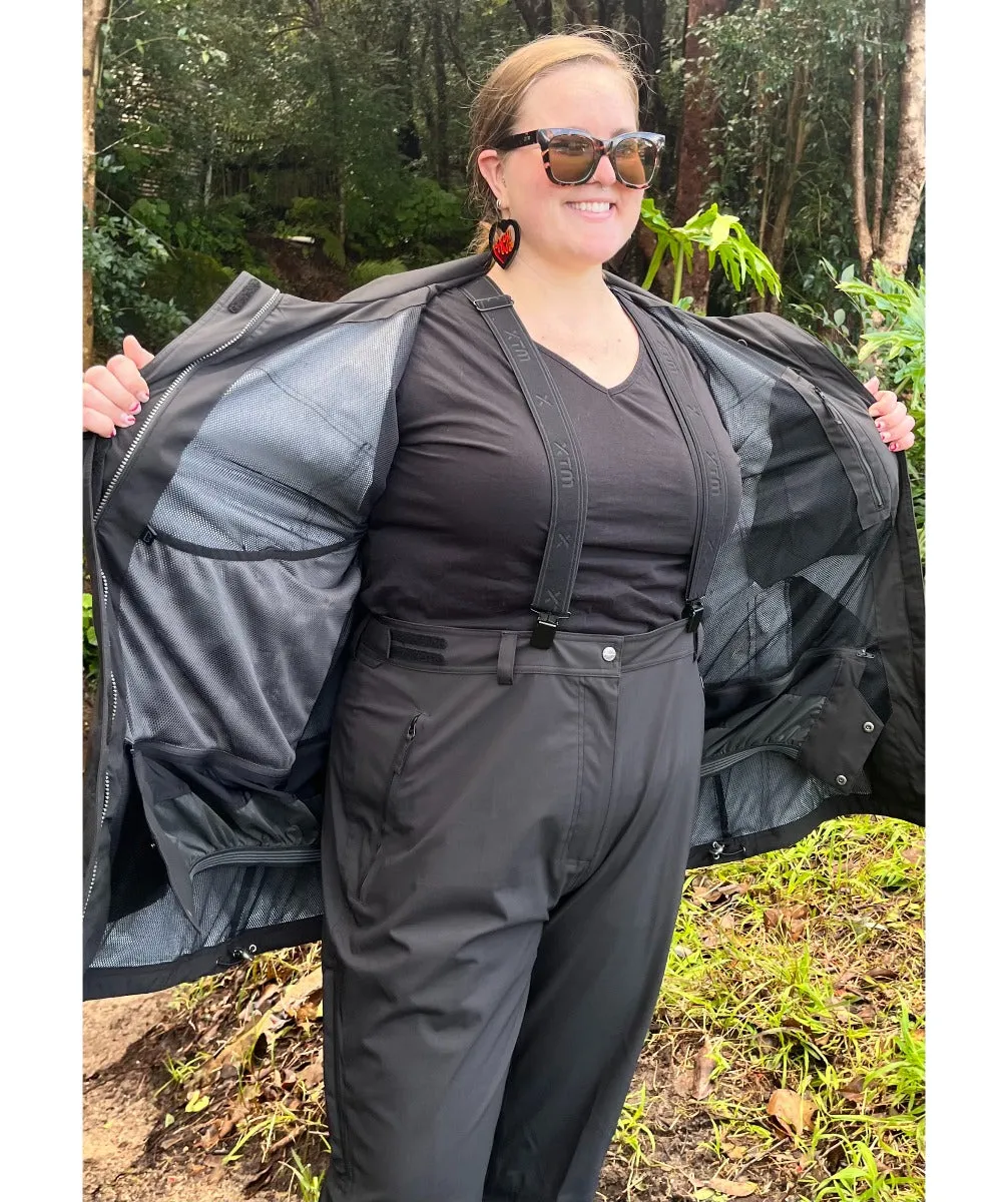 Cartel Seattle Stretch Shell Jacket Black Women's Plus Sizes 20 - 30
