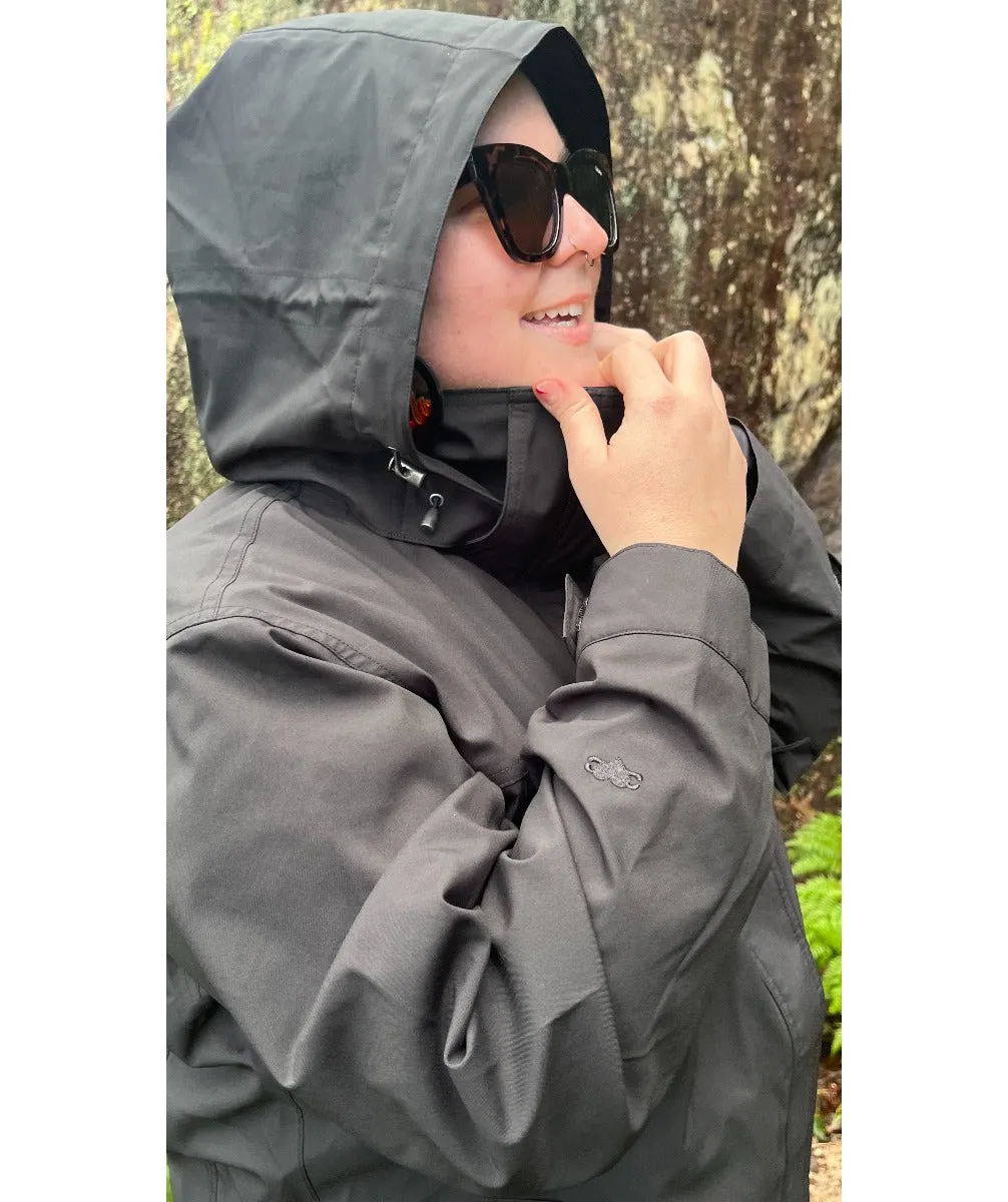 Cartel Seattle Stretch Shell Jacket Black Women's Plus Sizes 20 - 30