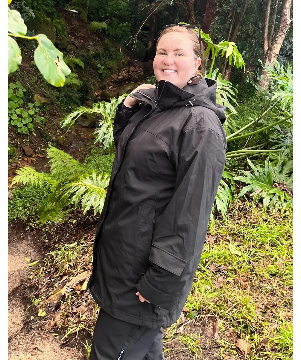 Cartel Seattle Stretch Shell Jacket Black Women's Plus Sizes 20 - 30