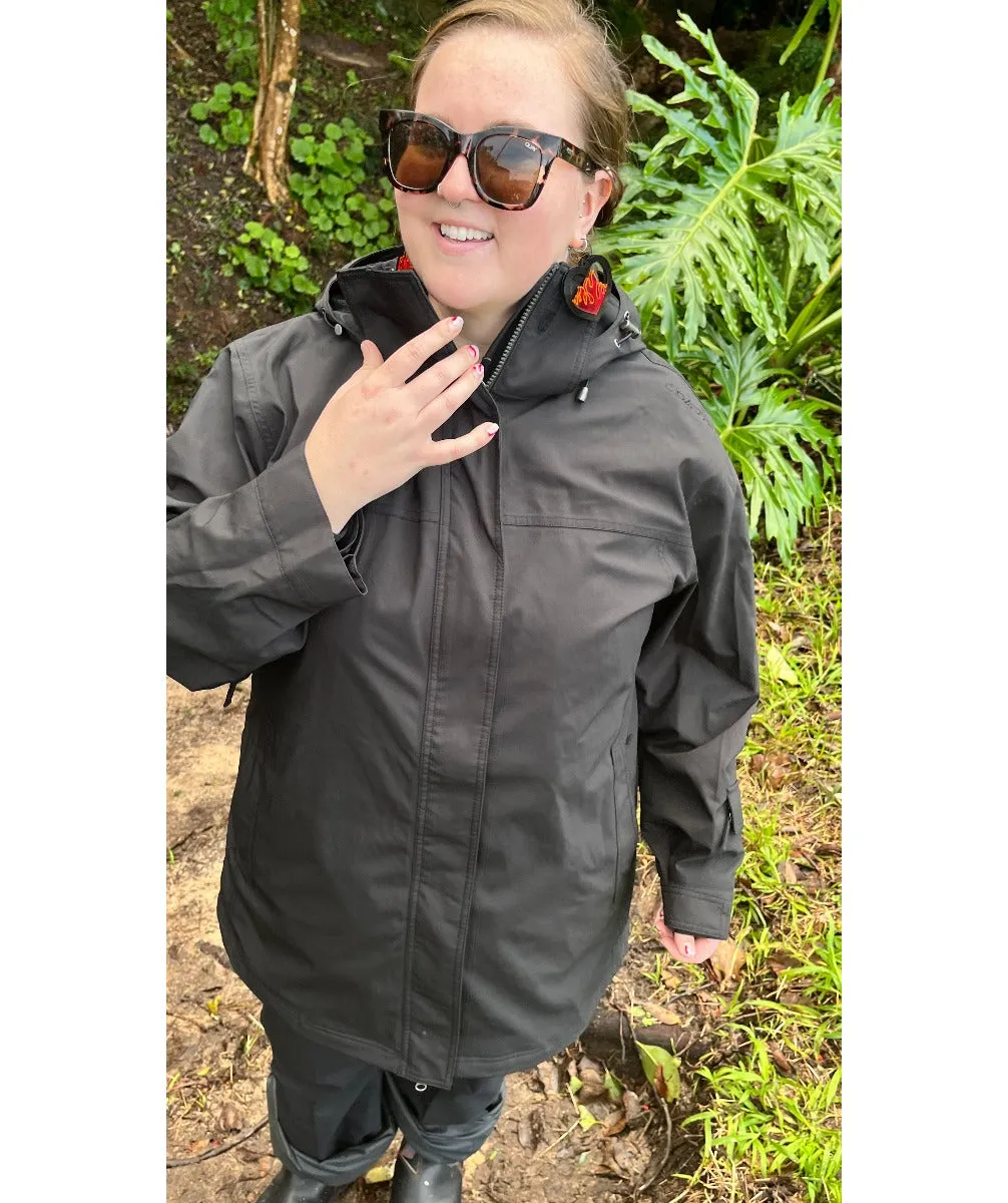 Cartel Seattle Stretch Shell Jacket Black Women's Plus Sizes 20 - 30